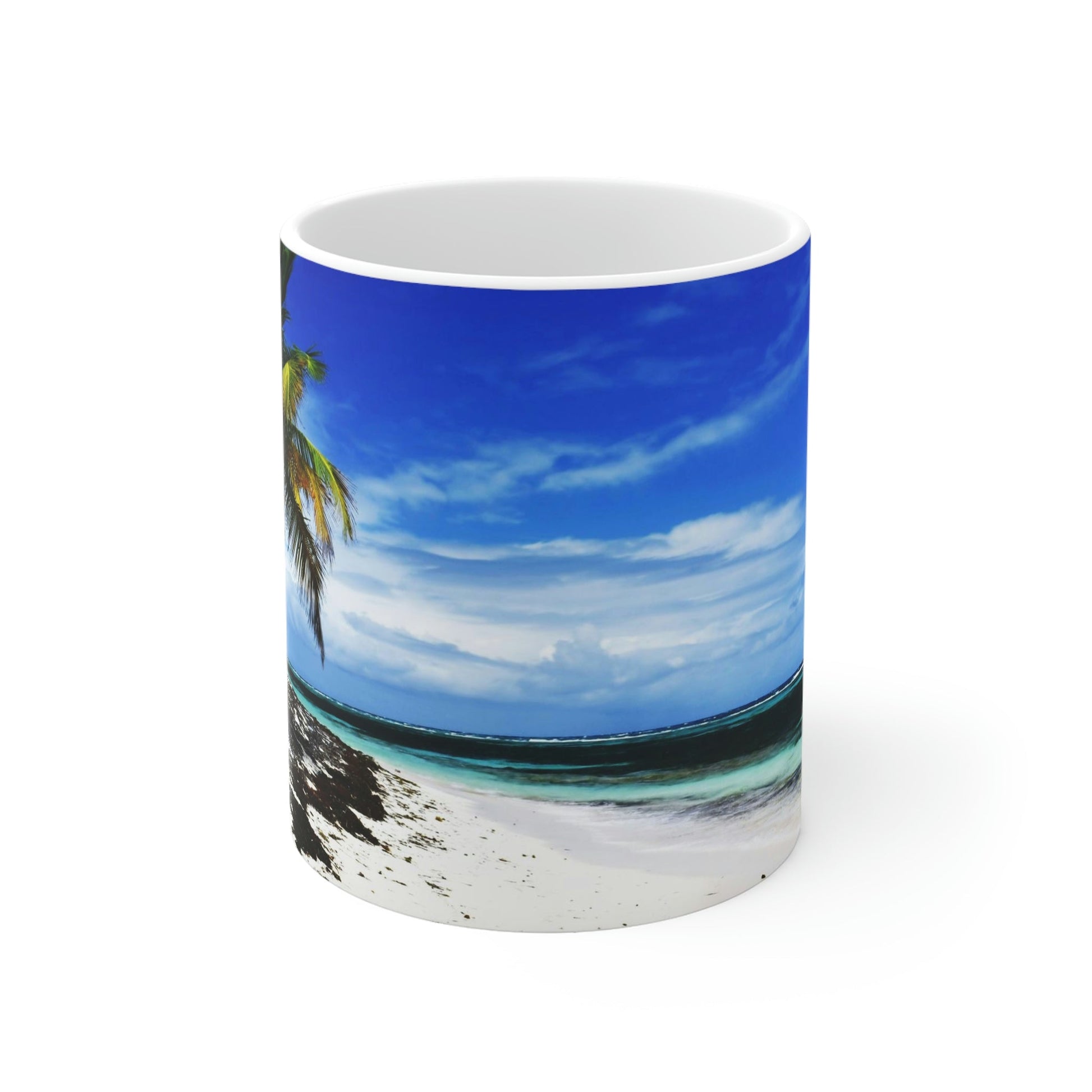 Mug 11oz - Unique REMOTE Mona Island - Galapagos of the Caribbean - Puerto Rico - Green Forest Home