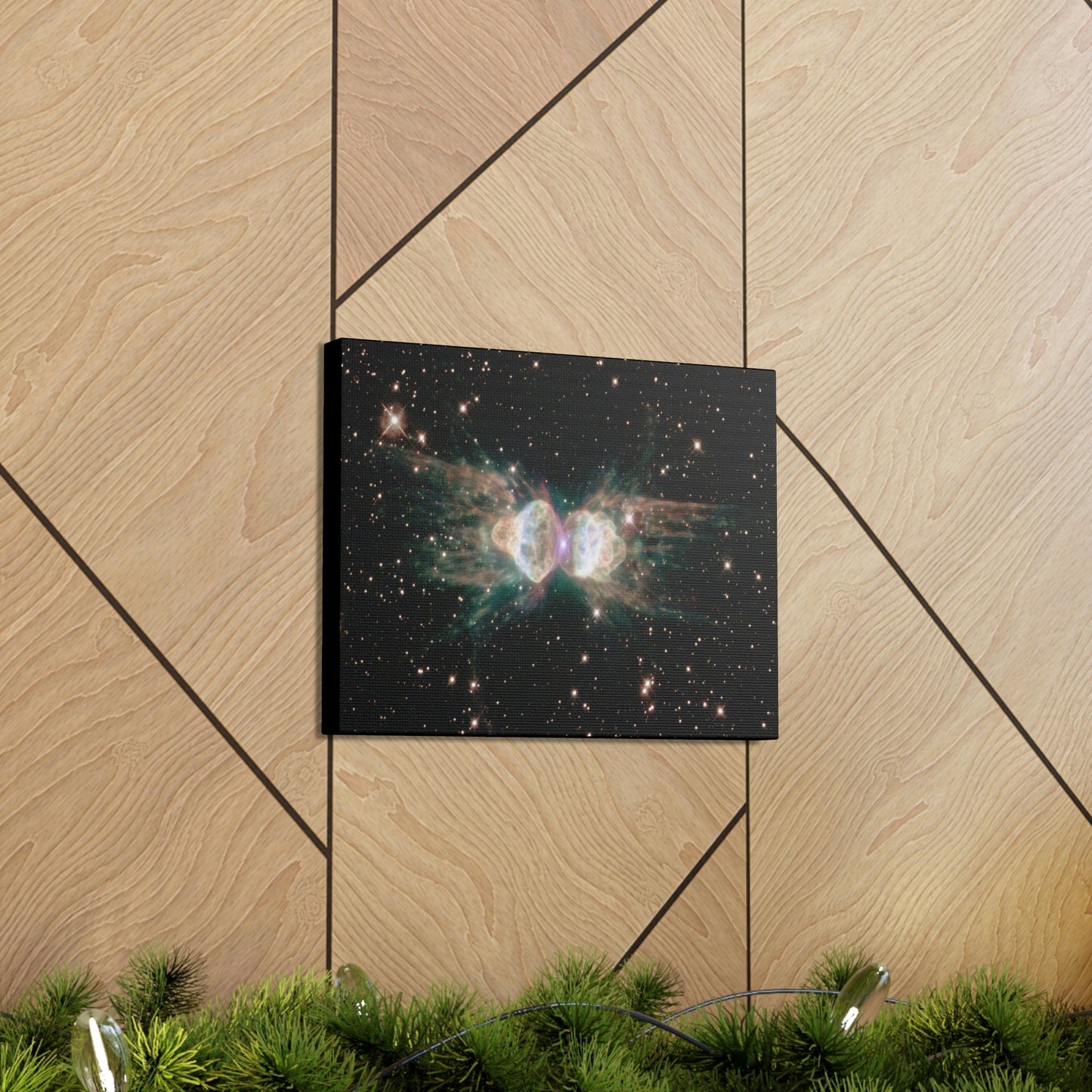 NASA/HUBBLE/ESA - SMALL Canvas Gallery Wraps - The wonderful discoveries from space telescopes - Green Forest Home