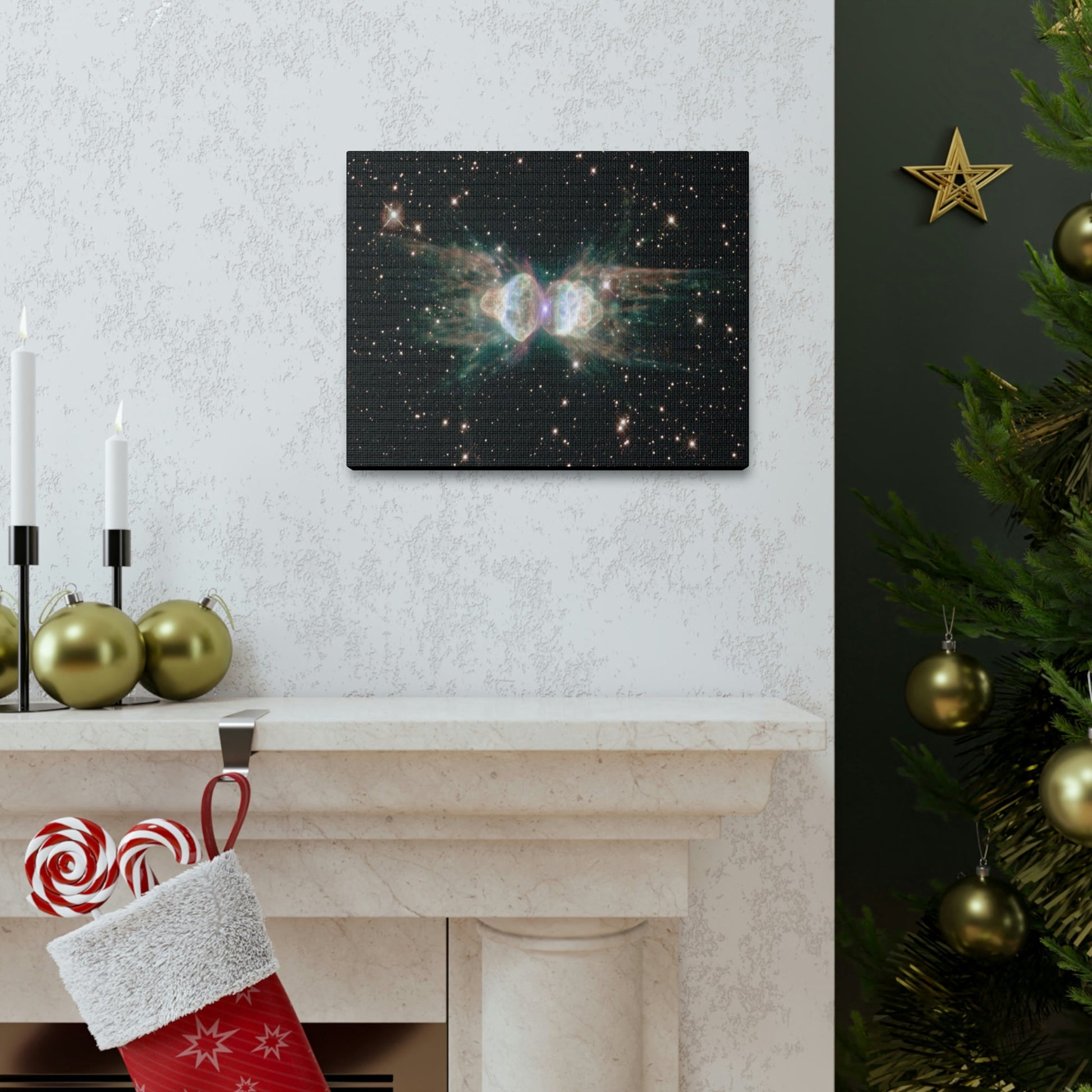 NASA/HUBBLE/ESA - SMALL Canvas Gallery Wraps - The wonderful discoveries from space telescopes - Green Forest Home