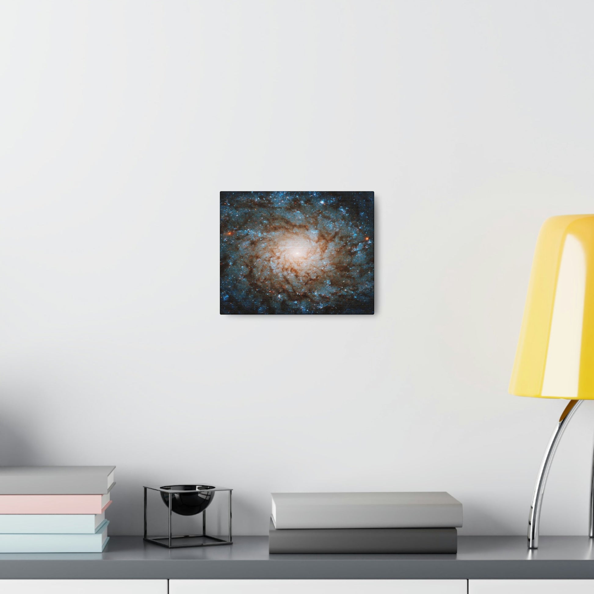 NASA/HUBBLE/ESA - SMALL Canvas Gallery Wraps - The wonderful discoveries from space telescopes - a sharp spiral Galaxy - Green Forest Home