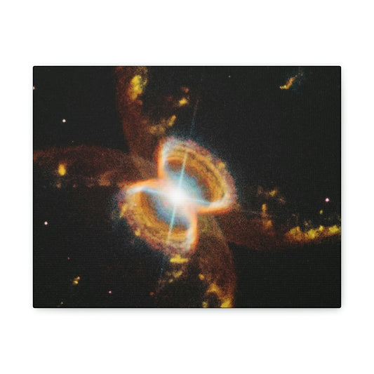 NASA/HUBBLE/ESA - SMALL Canvas Gallery Wraps - The wonderful discoveries from space telescopes - Beautiful Southern Crab Nebula - Green Forest Home