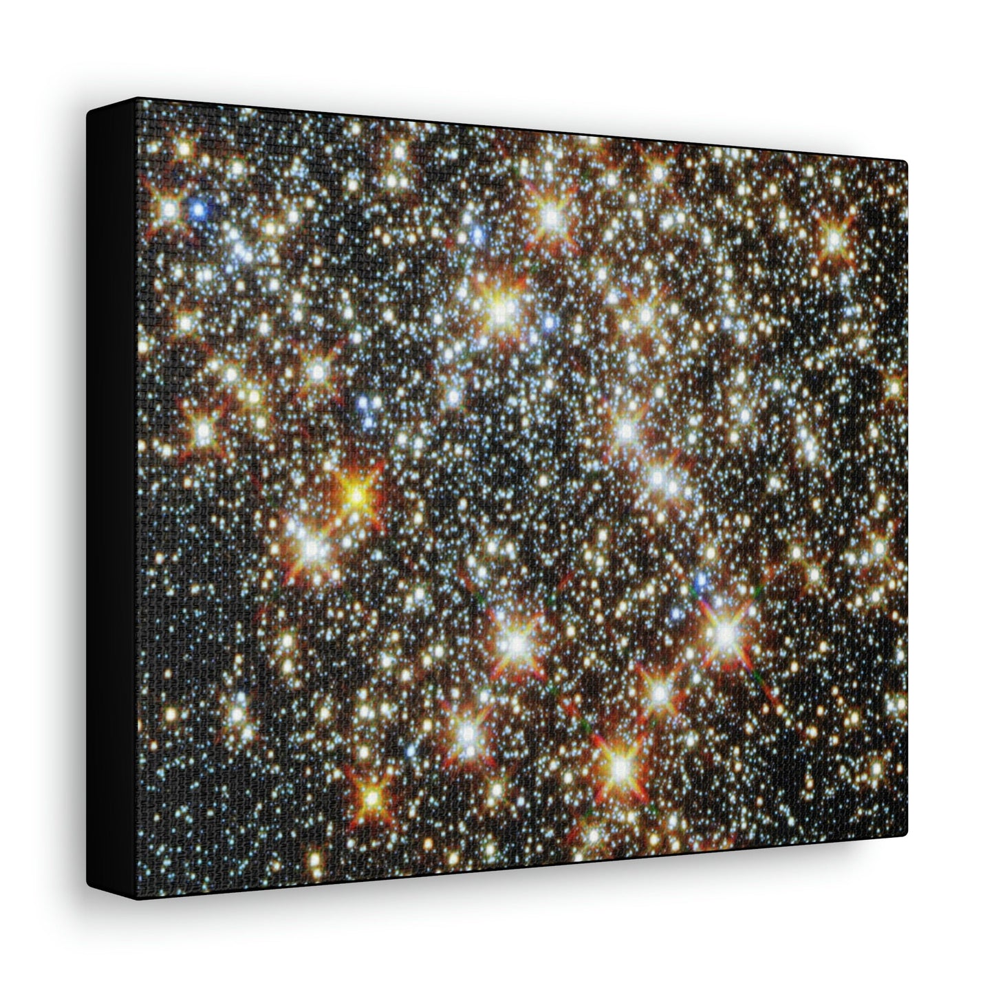 NASA/HUBBLE/ESA - SMALL Canvas Gallery Wraps - The wonderful discoveries from space telescopes - Beautify closeup of a star-cluster - in our galaxy - Green Forest Home