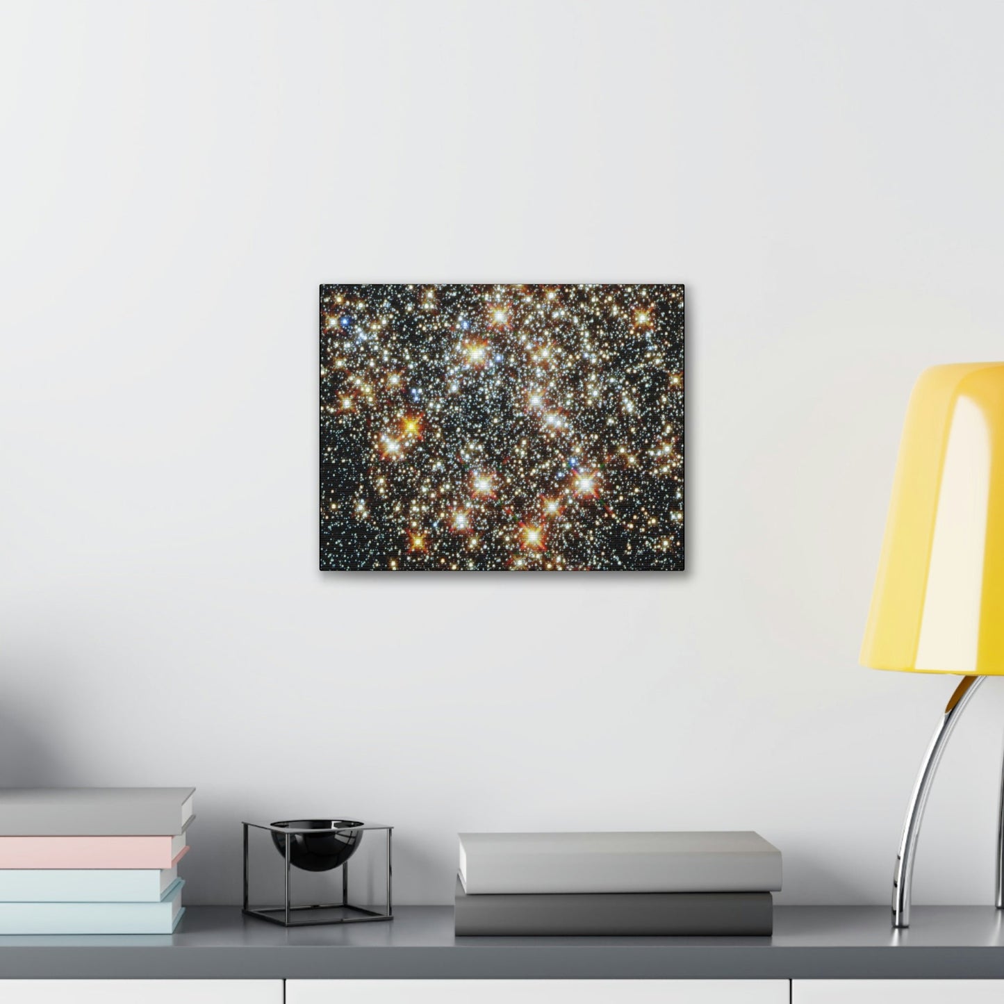 NASA/HUBBLE/ESA - SMALL Canvas Gallery Wraps - The wonderful discoveries from space telescopes - Beautify closeup of a star-cluster - in our galaxy - Green Forest Home