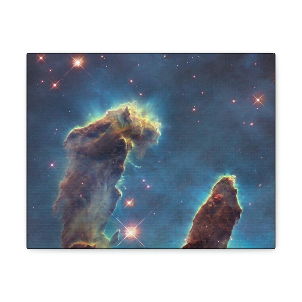 NASA/HUBBLE/ESA - SMALL Canvas Gallery Wraps - The wonderful discoveries from space telescopes - closeup of finger-like nebula - Green Forest Home