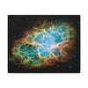 NASA/HUBBLE/ESA - SMALL Canvas Gallery Wraps - The wonderful discoveries from space telescopes - Crab nebula - a SUPERNOVA explosion active today - Green Forest Home