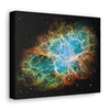 NASA/HUBBLE/ESA - SMALL Canvas Gallery Wraps - The wonderful discoveries from space telescopes - Crab nebula - a SUPERNOVA explosion active today - Green Forest Home