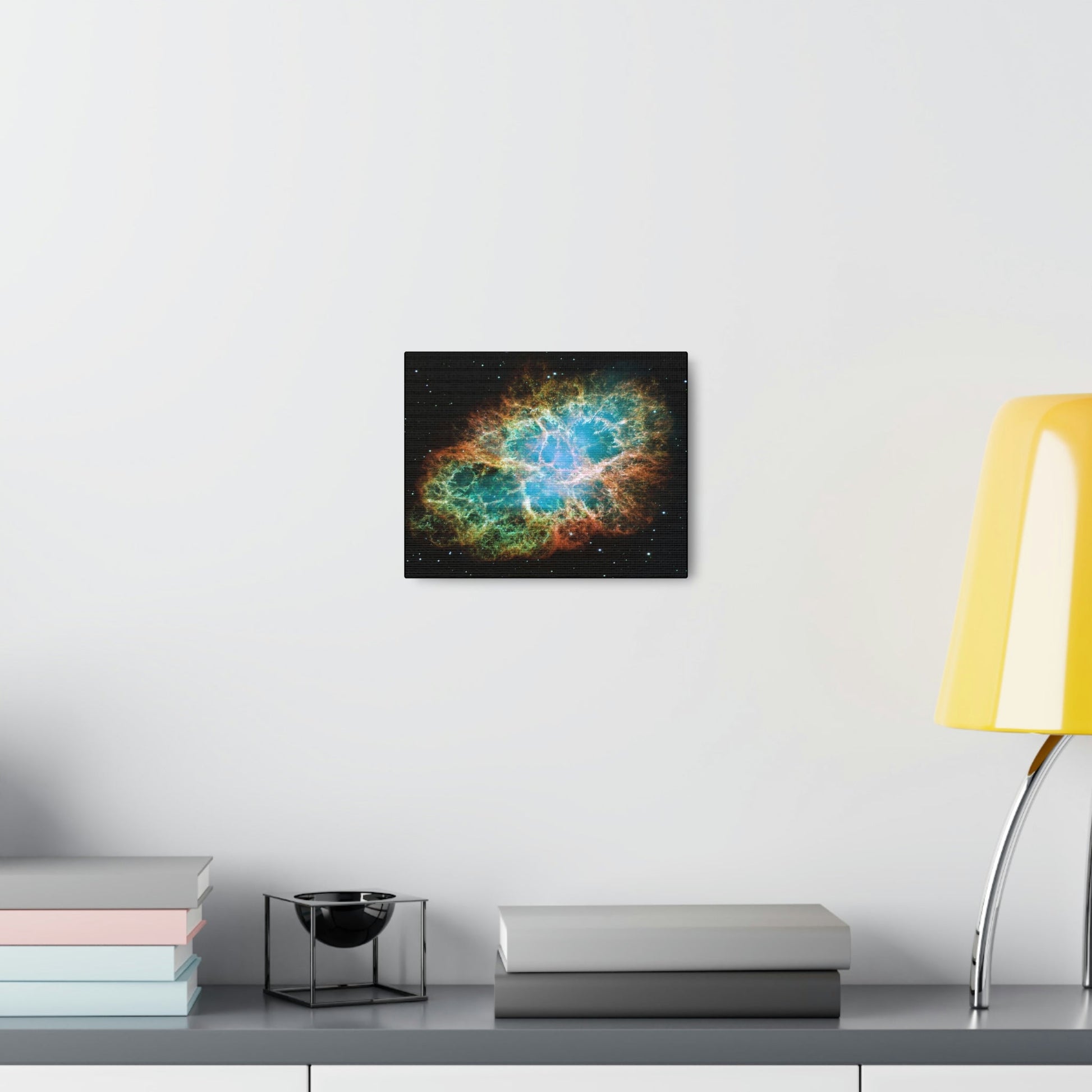 NASA/HUBBLE/ESA - SMALL Canvas Gallery Wraps - The wonderful discoveries from space telescopes - Crab nebula - a SUPERNOVA explosion active today - Green Forest Home