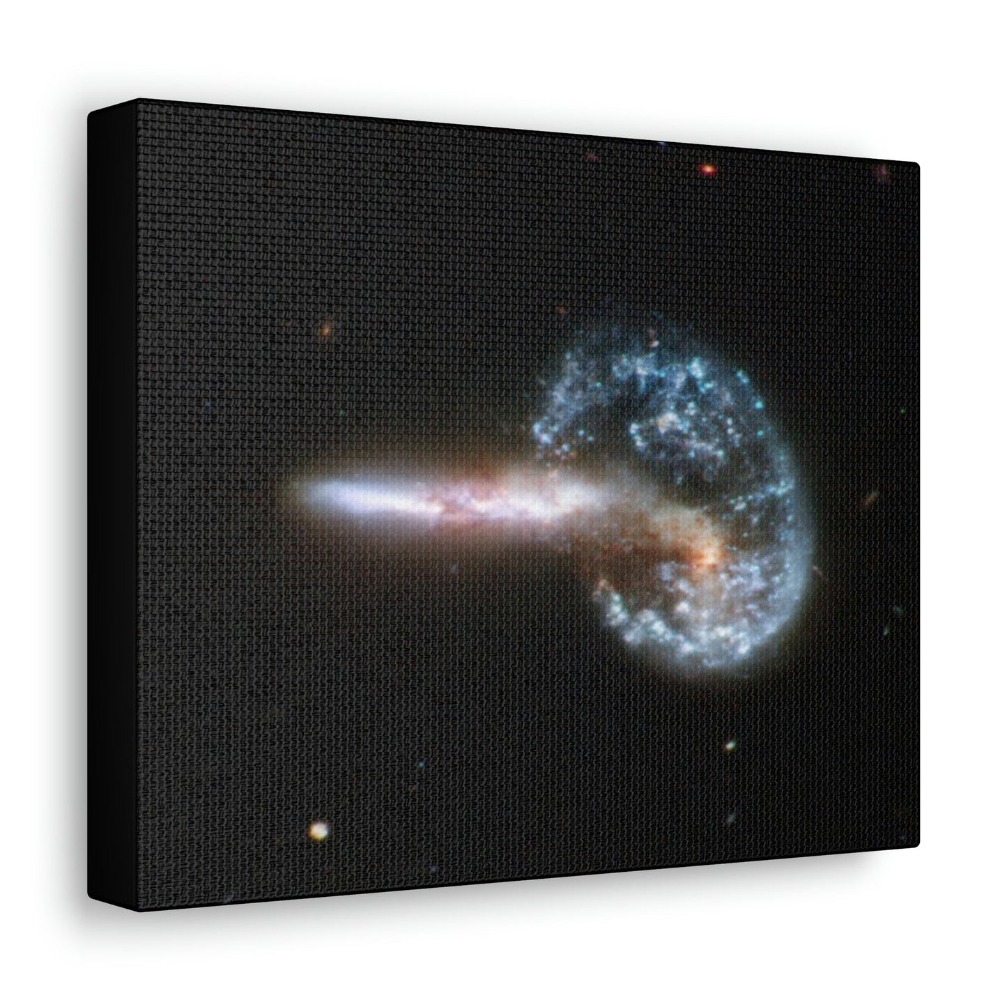 NASA/HUBBLE/ESA - SMALL Canvas Gallery Wraps - The wonderful discoveries from space telescopes - galaxies in colision! - Green Forest Home