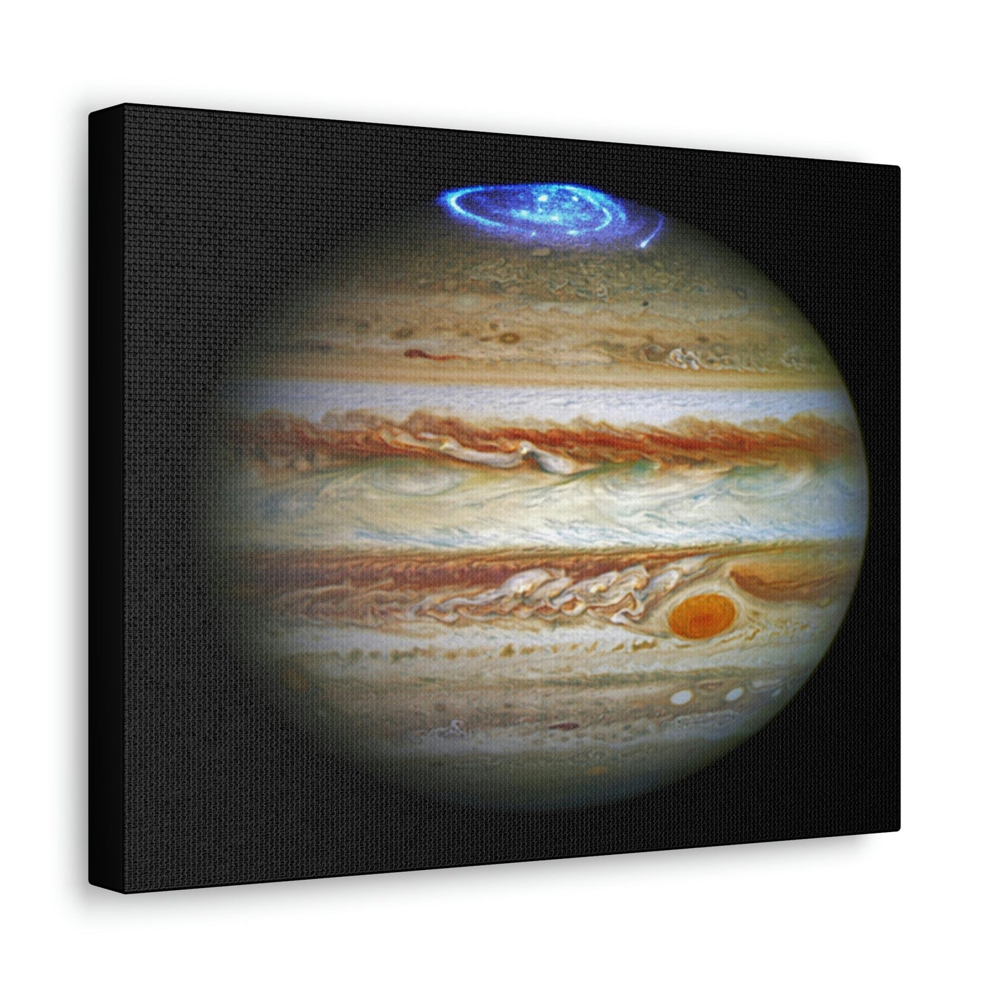 NASA/HUBBLE/ESA - SMALL Canvas Gallery Wraps - The wonderful discoveries from space telescopes - Hubble sees aurora's borealis in Jupiter! - Green Forest Home