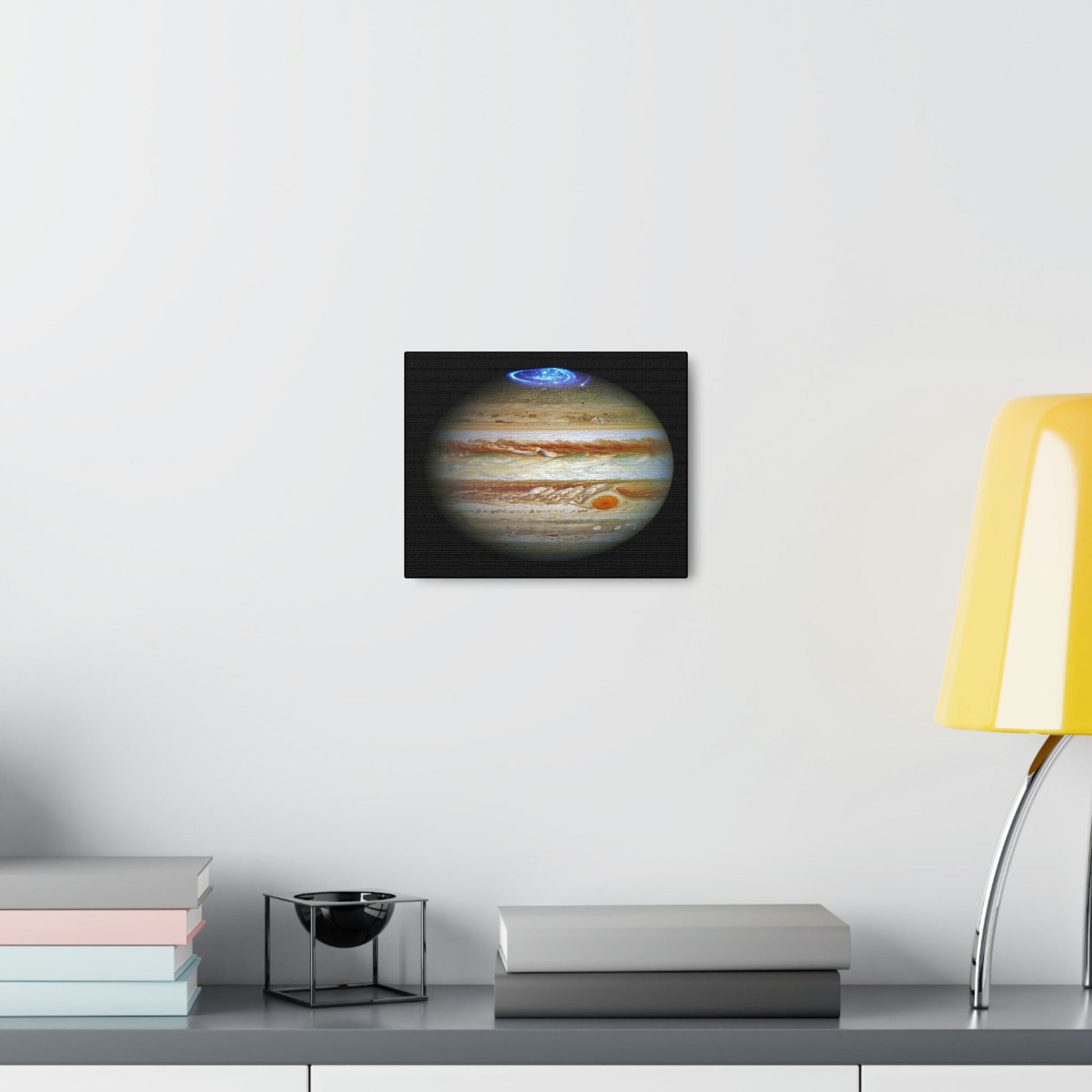 NASA/HUBBLE/ESA - SMALL Canvas Gallery Wraps - The wonderful discoveries from space telescopes - Hubble sees aurora's borealis in Jupiter! - Green Forest Home