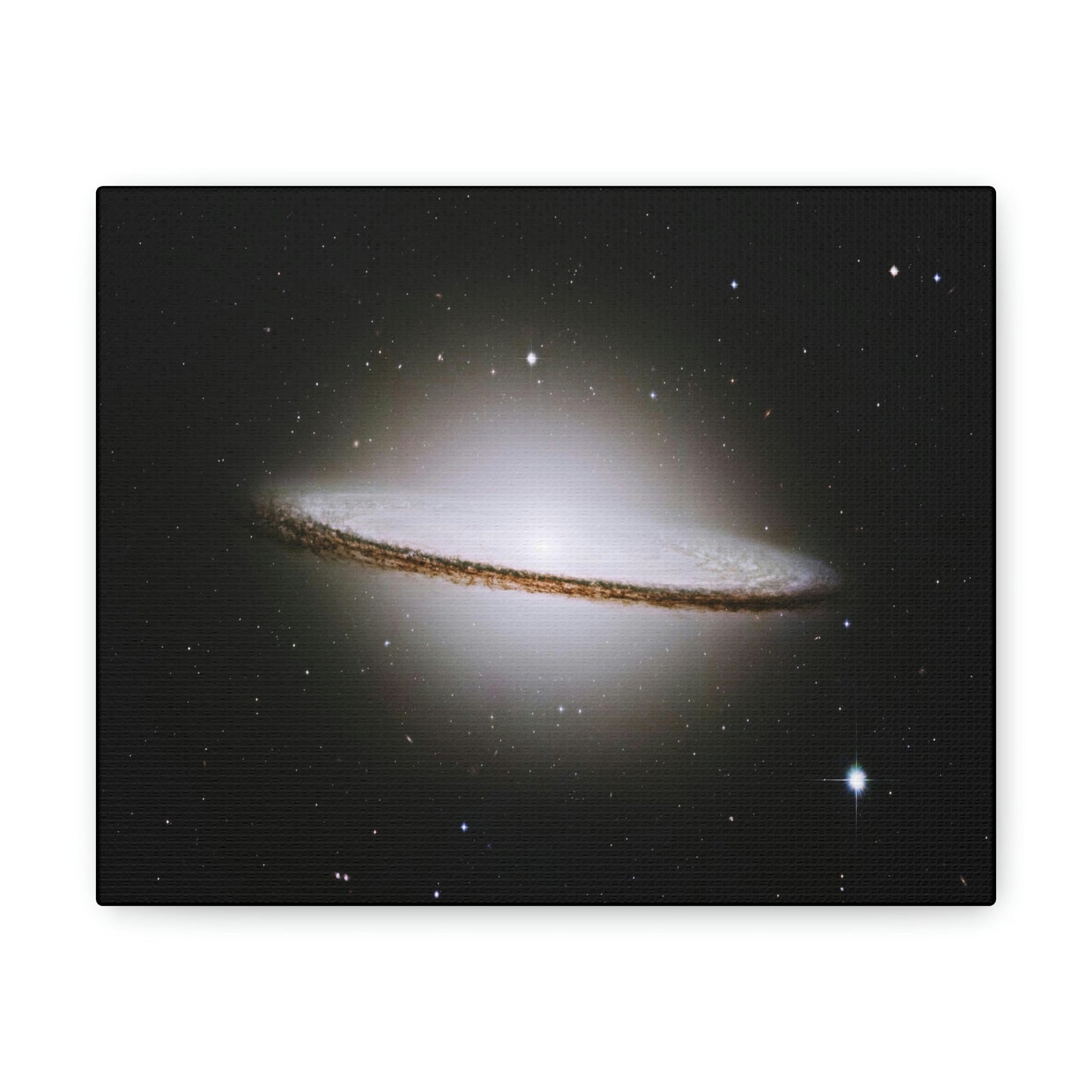 NASA/HUBBLE/ESA - SMALL Canvas Gallery Wraps - The wonderful discoveries from space telescopes - Hubble sees El Sombrero Galaxy - awesome! - Green Forest Home