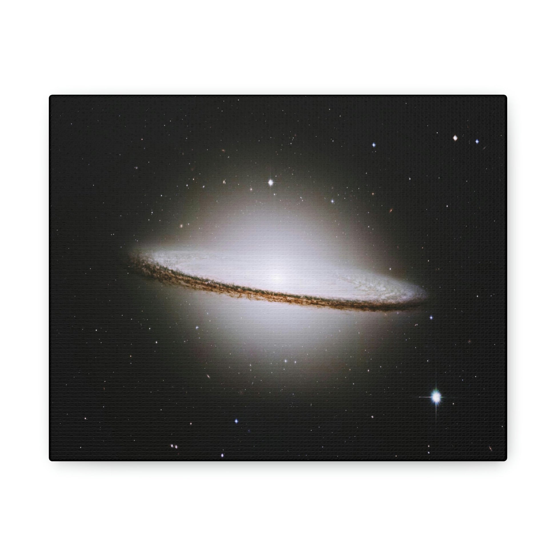 NASA/HUBBLE/ESA - SMALL Canvas Gallery Wraps - The wonderful discoveries from space telescopes - Hubble sees El Sombrero Galaxy - awesome! - Green Forest Home