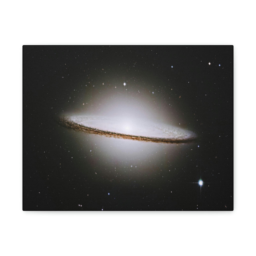 NASA/HUBBLE/ESA - SMALL Canvas Gallery Wraps - The wonderful discoveries from space telescopes - Hubble sees El Sombrero Galaxy - awesome! - Green Forest Home