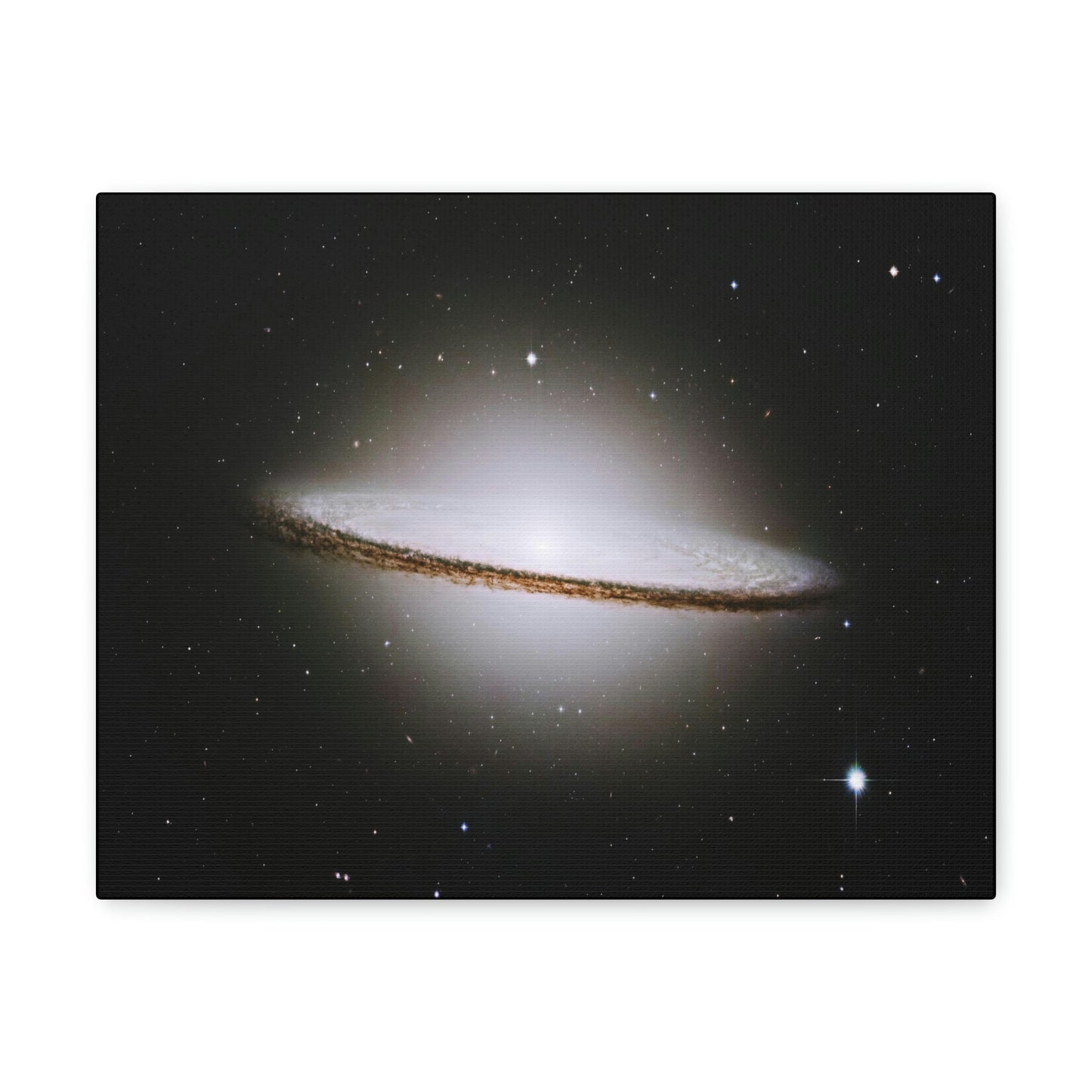 NASA/HUBBLE/ESA - SMALL Canvas Gallery Wraps - The wonderful discoveries from space telescopes - Hubble sees El Sombrero Galaxy - awesome! - Green Forest Home