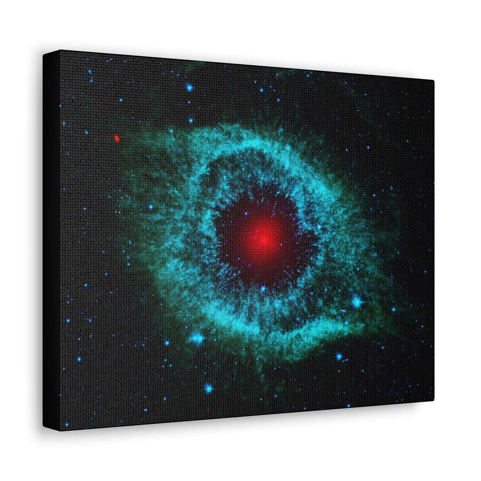 NASA/HUBBLE/ESA - SMALL Canvas Gallery Wraps - The wonderful discoveries from space telescopes - Hubble sees the Helix nebula with dust around it - Green Forest Home