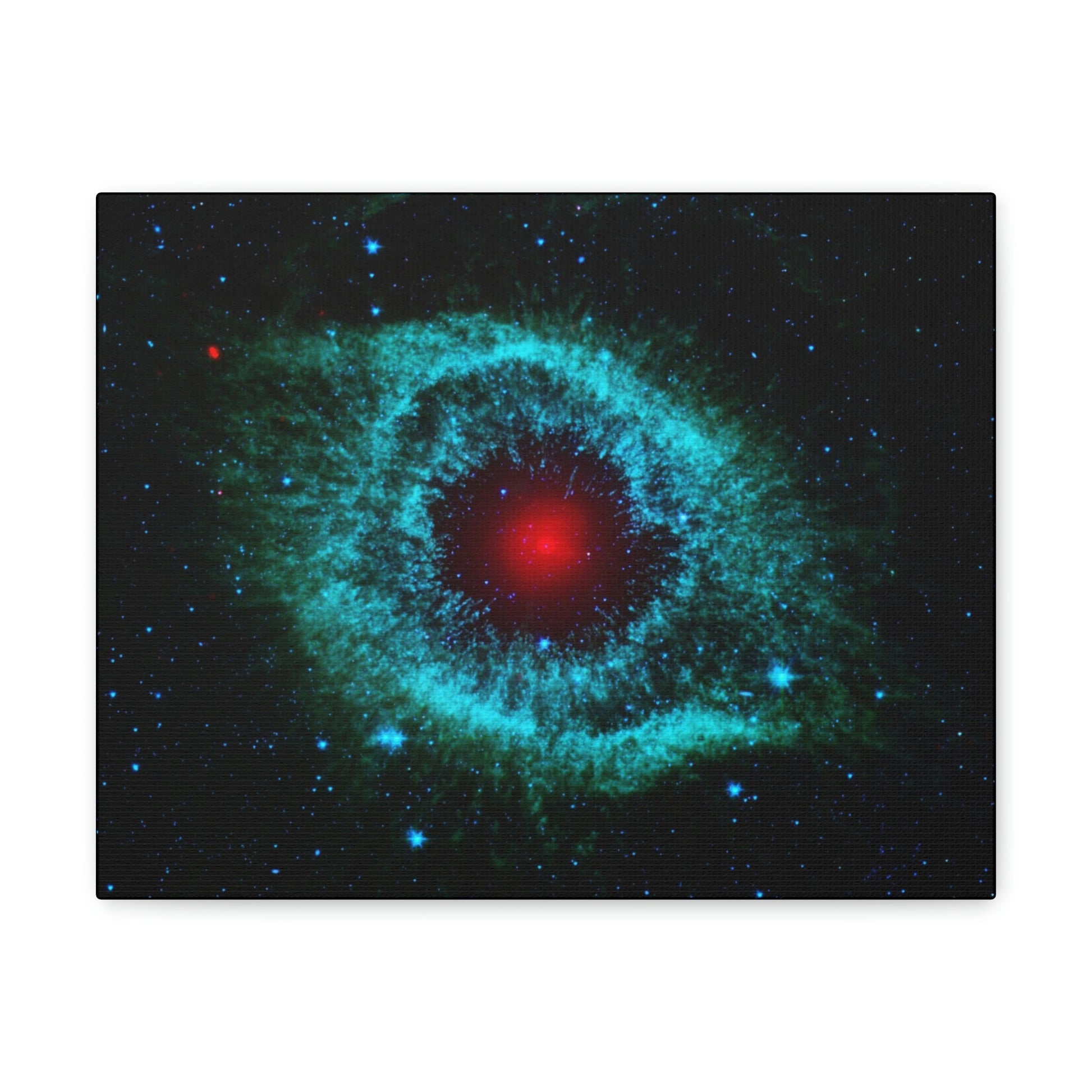 NASA/HUBBLE/ESA - SMALL Canvas Gallery Wraps - The wonderful discoveries from space telescopes - Hubble sees the Helix nebula with dust around it - Green Forest Home