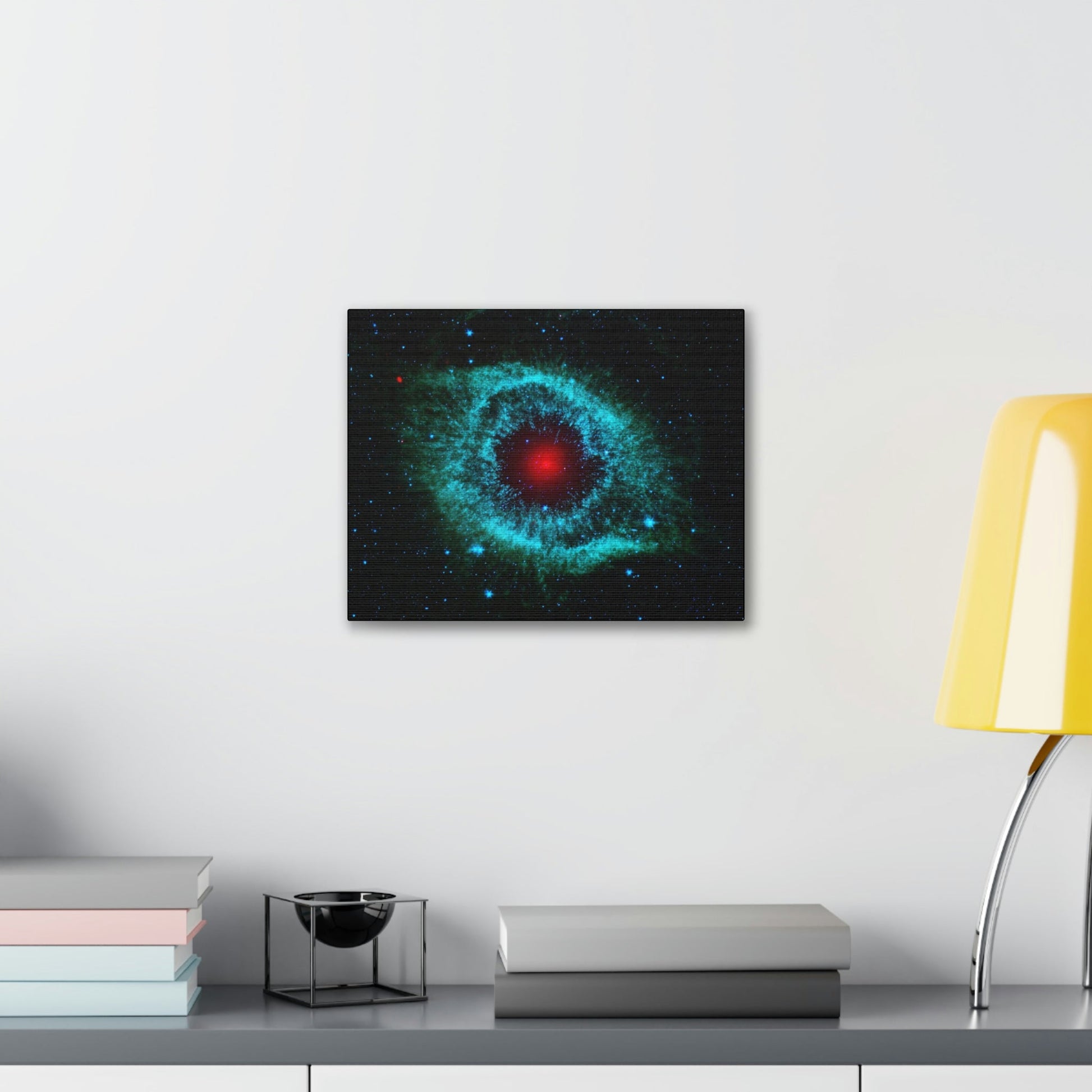 NASA/HUBBLE/ESA - SMALL Canvas Gallery Wraps - The wonderful discoveries from space telescopes - Hubble sees the Helix nebula with dust around it - Green Forest Home