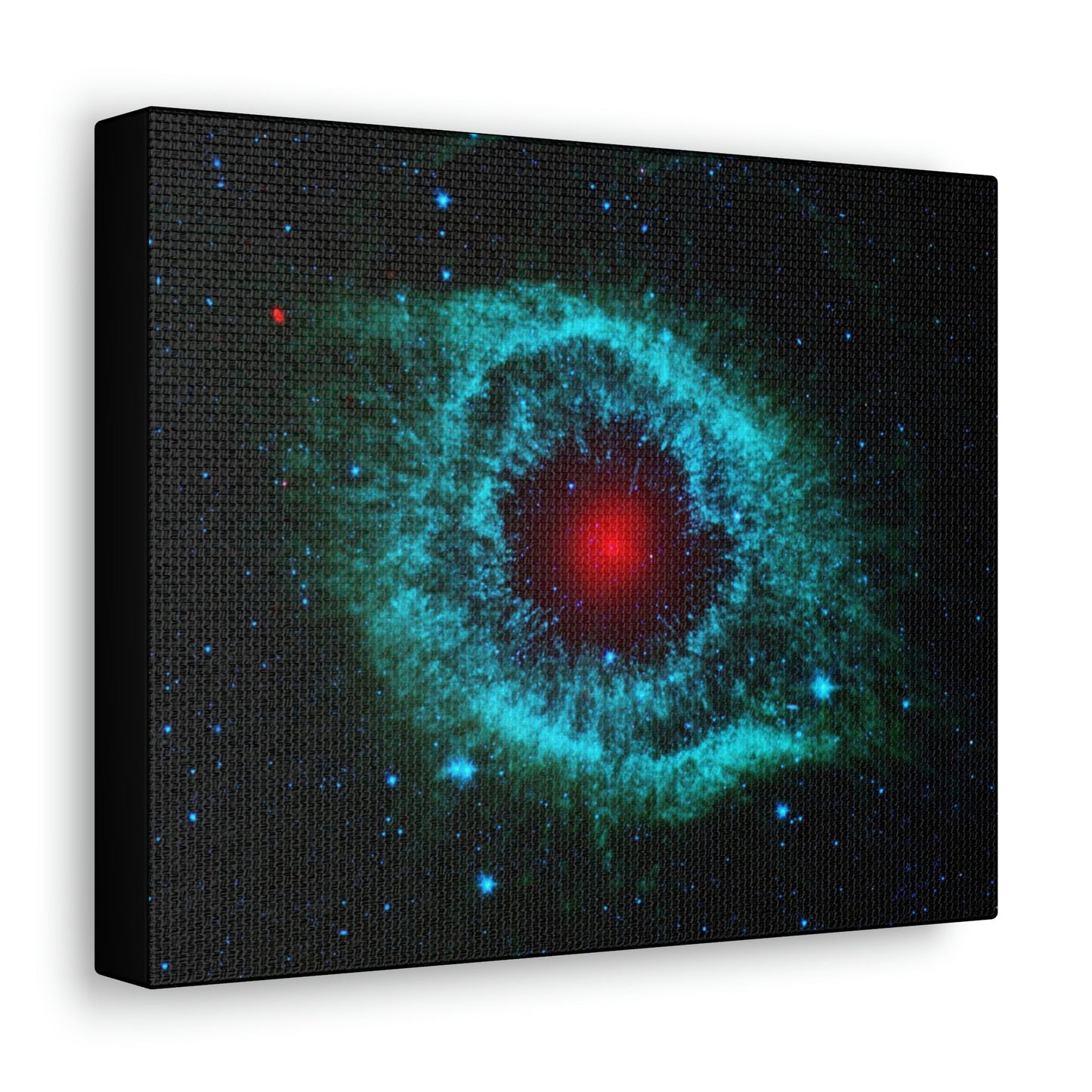 NASA/HUBBLE/ESA - SMALL Canvas Gallery Wraps - The wonderful discoveries from space telescopes - Hubble sees the Helix nebula with dust around it - Green Forest Home