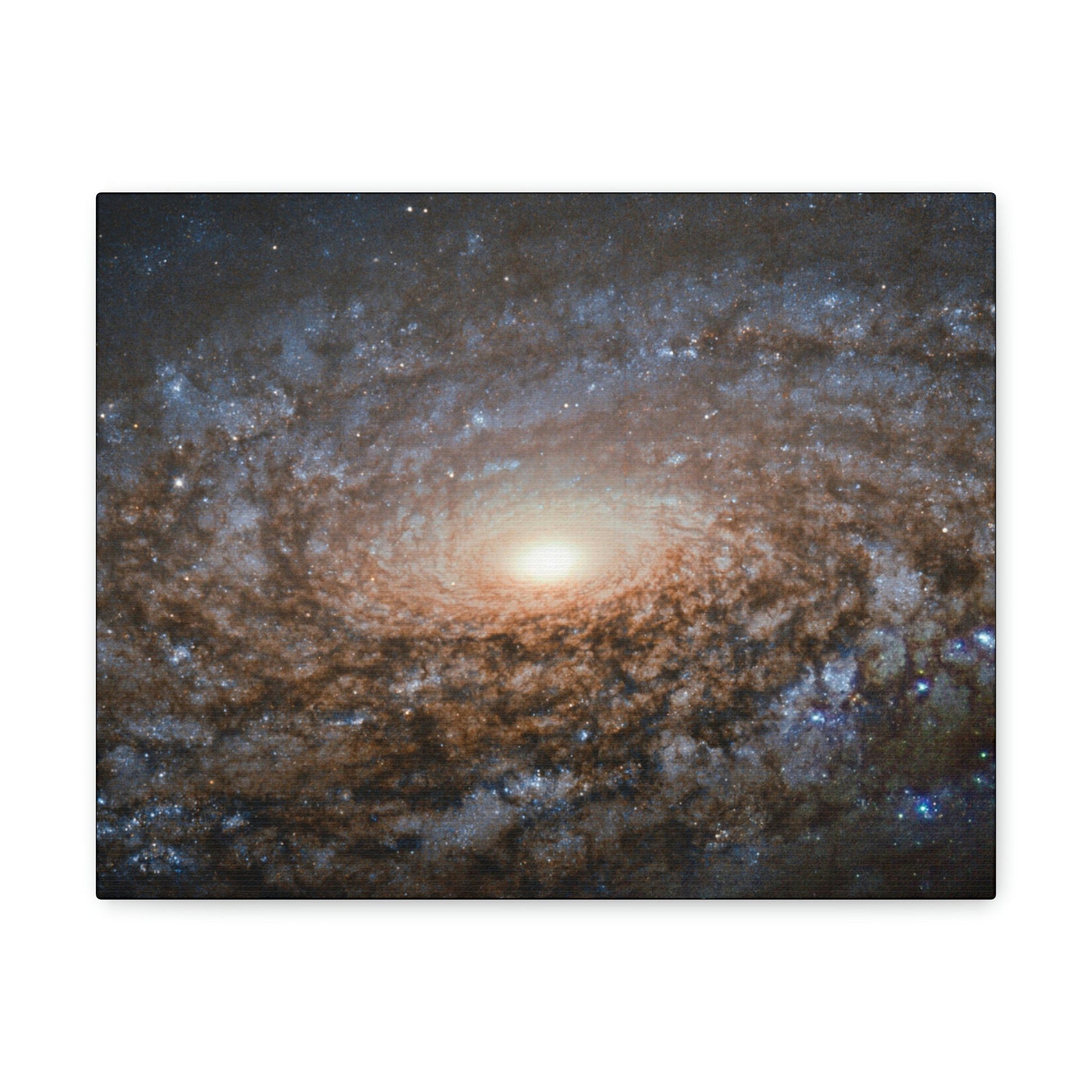 NASA/HUBBLE/ESA - SMALL Canvas Gallery Wraps - The wonderful discoveries from space telescopes - Immense Galaxy very far up there... - Green Forest Home