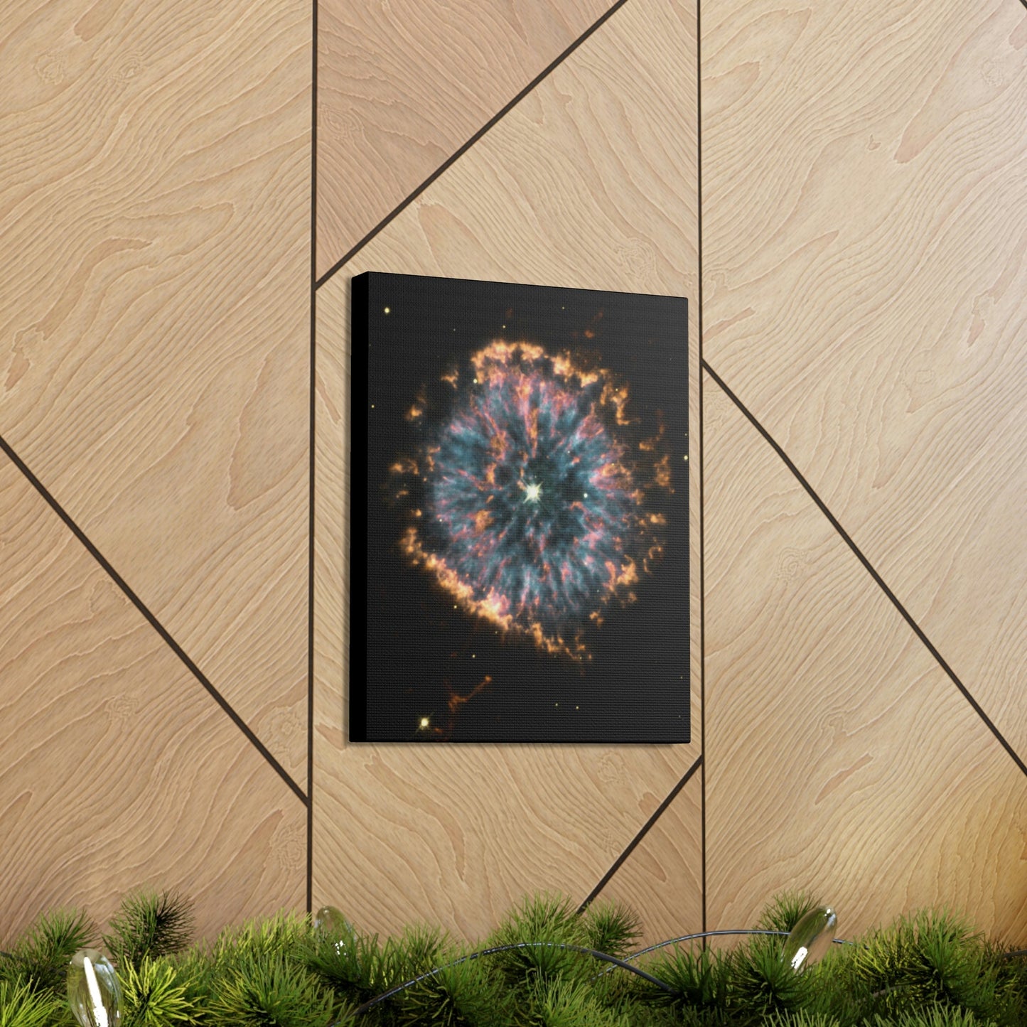 NASA/HUBBLE/ESA - SMALL Canvas Gallery Wraps - The wonderful discoveries from space telescopes - incredibly weird stuff up there ... - Green Forest Home