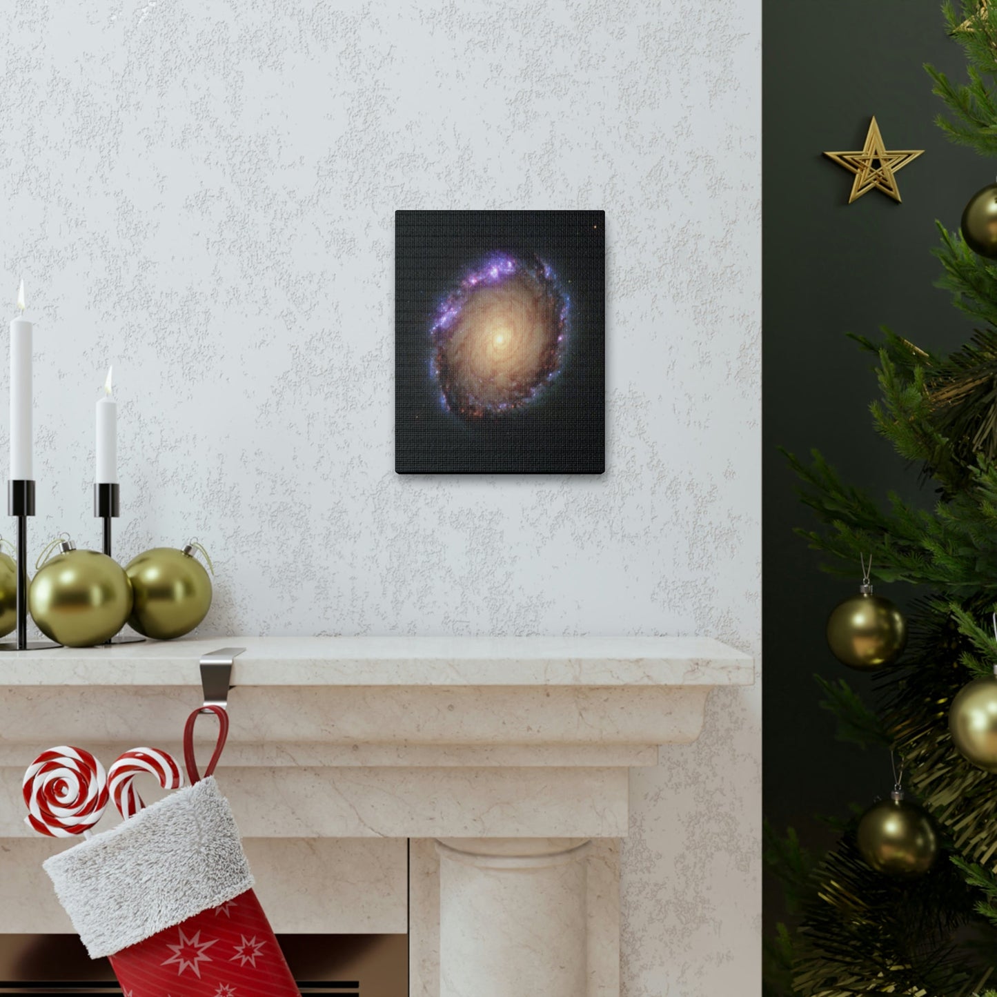 NASA/HUBBLE/ESA - SMALL Canvas Gallery Wraps - The wonderful discoveries from space telescopes - nebulas, distant galaxies etc. - Green Forest Home