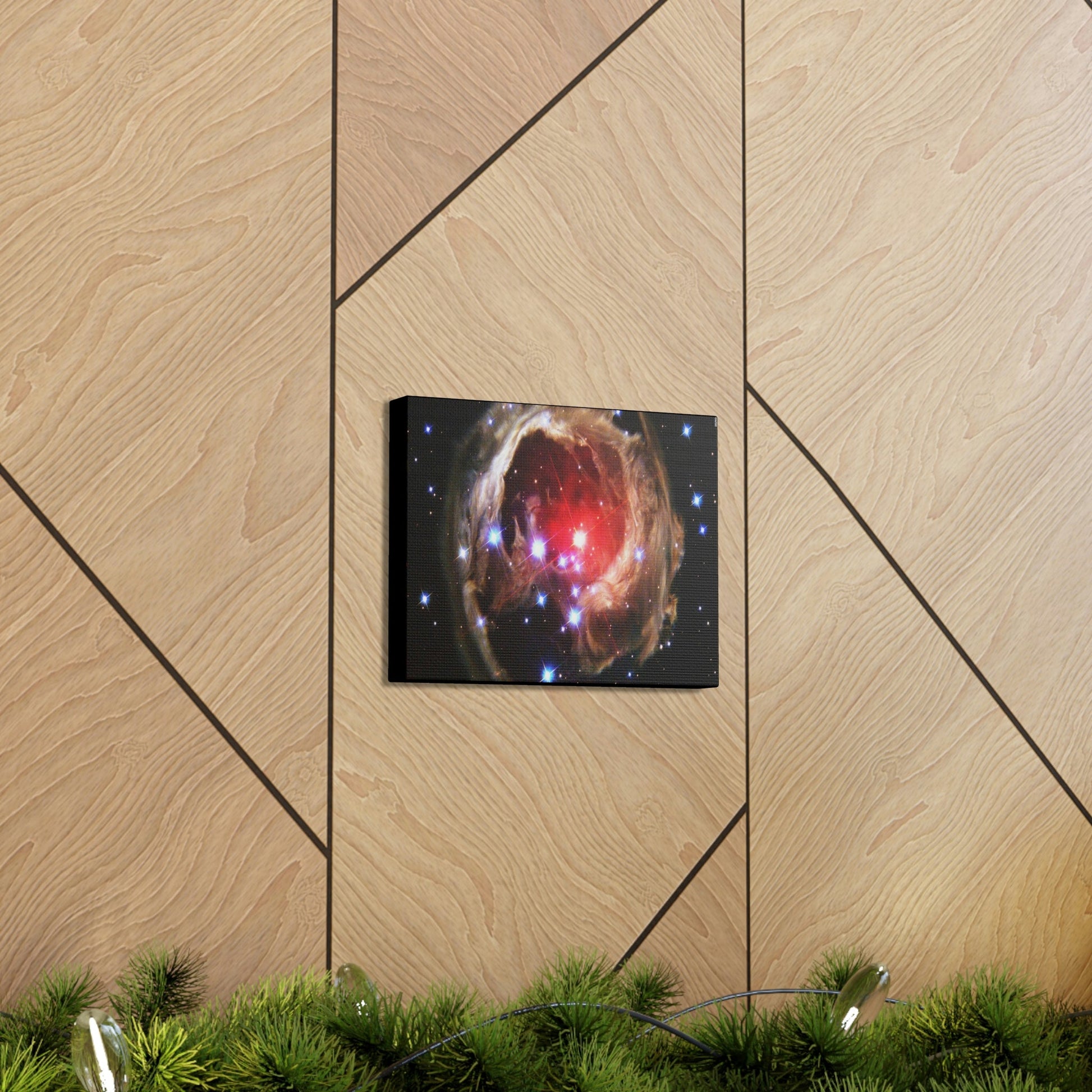 NASA/HUBBLE/ESA - SMALL Canvas Gallery Wraps - The wonderful discoveries from space telescopes - nebulas, distant galaxies etc. - Green Forest Home