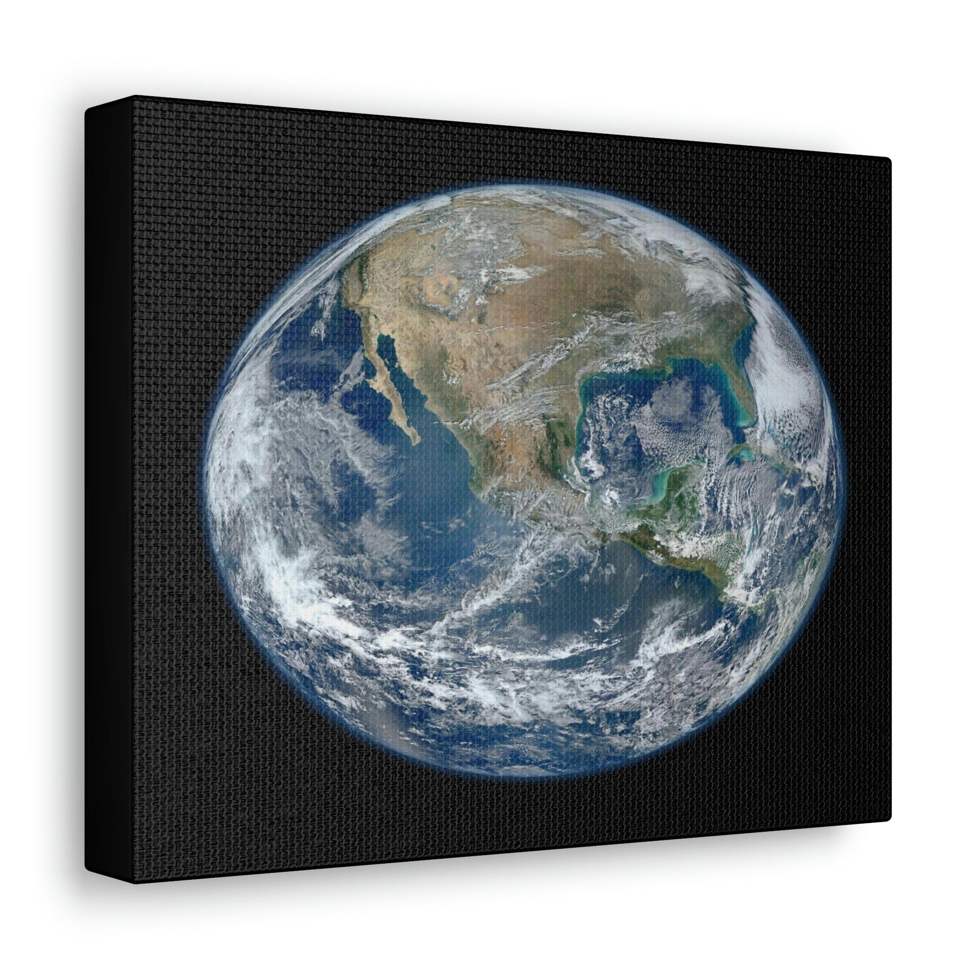 NASA/HUBBLE/ESA - SMALL Canvas Gallery Wraps - The wonderful discoveries from space telescopes & satellites - Earth North America face - Green Forest Home