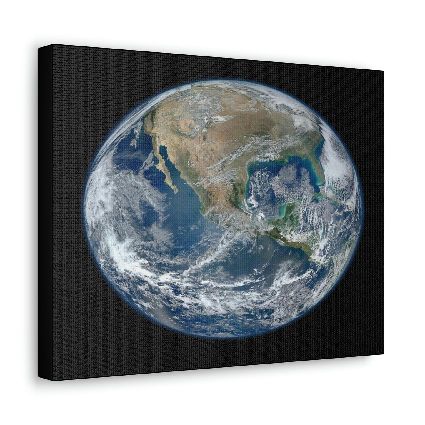 NASA/HUBBLE/ESA - SMALL Canvas Gallery Wraps - The wonderful discoveries from space telescopes & satellites - Earth North America face - Green Forest Home