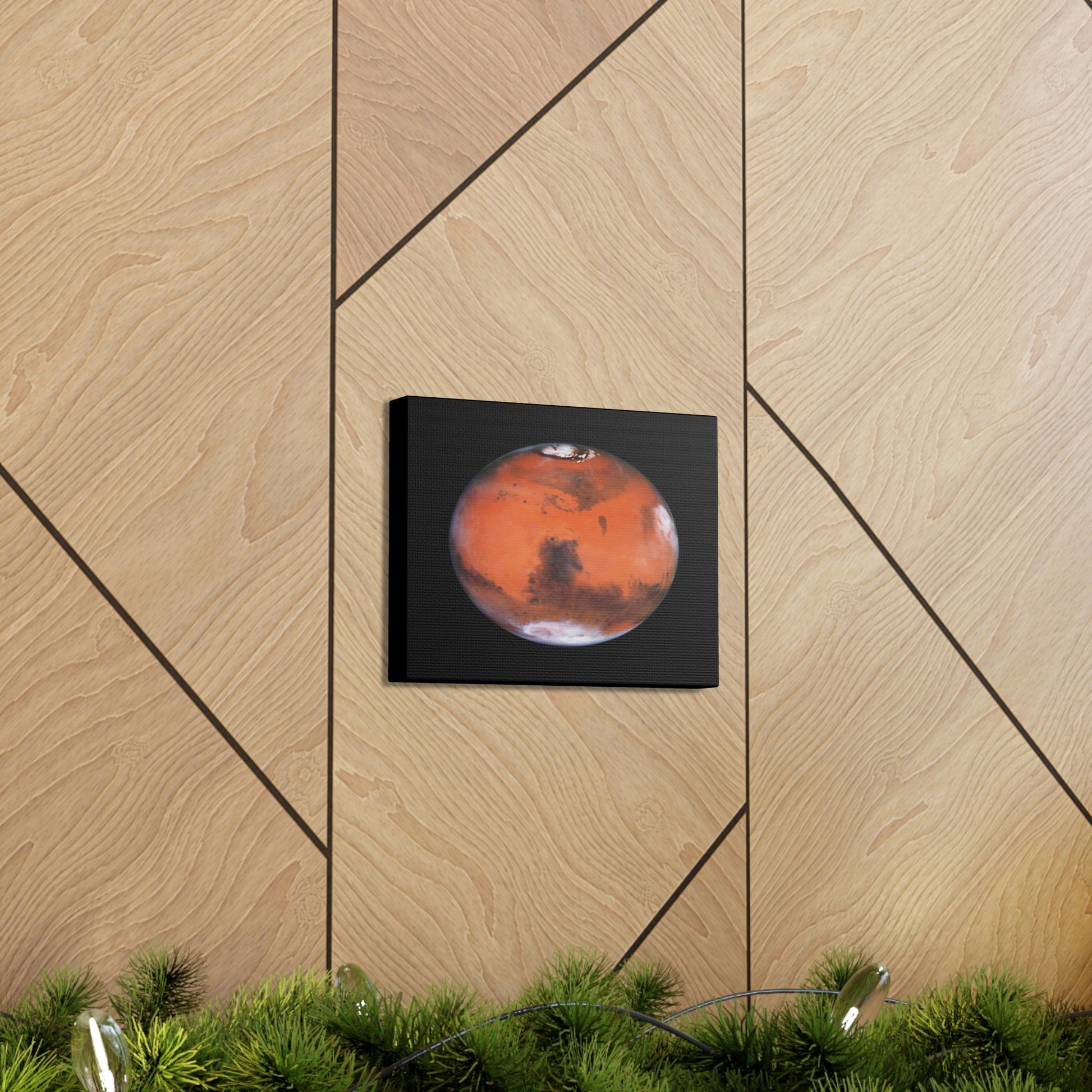 NASA/HUBBLE/ESA - SMALL Canvas Gallery Wraps - The wonderful discoveries from space telescopes - The MARS planet - Green Forest Home