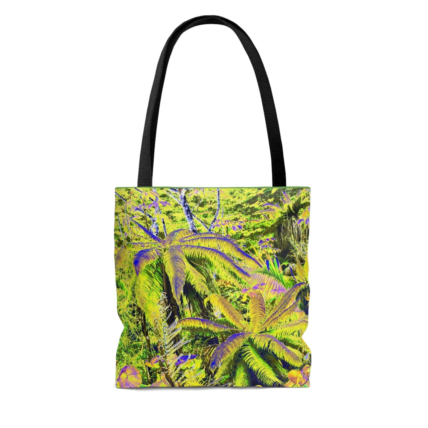 Nature Inspired - AOP Tote Bag - Oldest tree on Earth - the FERN palm - Toro Negro rainforest Puerto Rico @ 4K feet altitude - US Ma - Green Forest Home