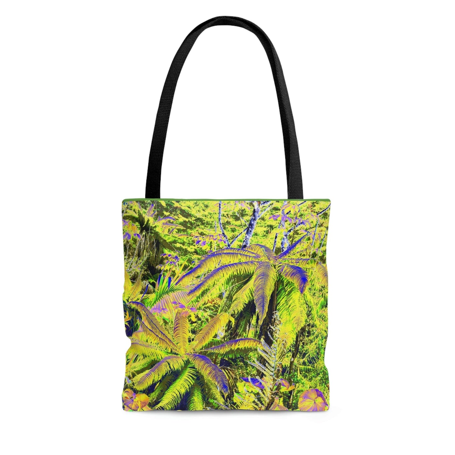 Nature Inspired - AOP Tote Bag - Oldest tree on Earth - the FERN palm - Toro Negro rainforest Puerto Rico @ 4K feet altitude - US Ma - Green Forest Home