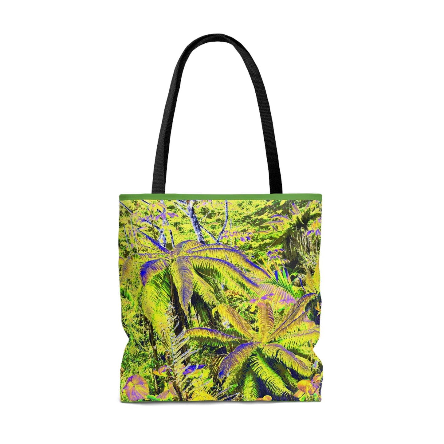 Nature Inspired - AOP Tote Bag - Oldest tree on Earth - the FERN palm - Toro Negro rainforest Puerto Rico @ 4K feet altitude - US Ma - Green Forest Home