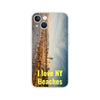 New iPhone Deals - 14x and 13x Apple iPhones - FLEXI case - Coney Island NYC beach - 'I Love NY Beaches' Message - Green Forest Home