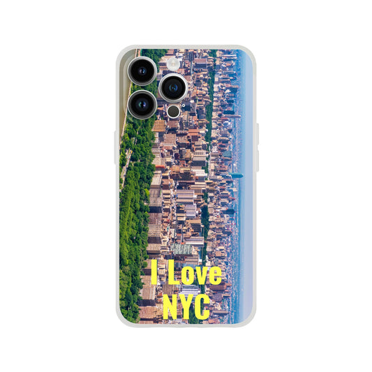 New iPhone Deals - 14x and 13x Apple iPhones - FLEXI case - NYC central park and 'I love NYC' message - Green Forest Home