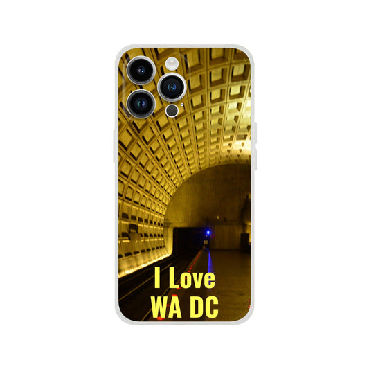 New iPhone Deals - 14x and 13x Apple iPhones - FLEXI case - The awesome 3-state WA DC Metro - 'I love WA DC' message - Green Forest Home