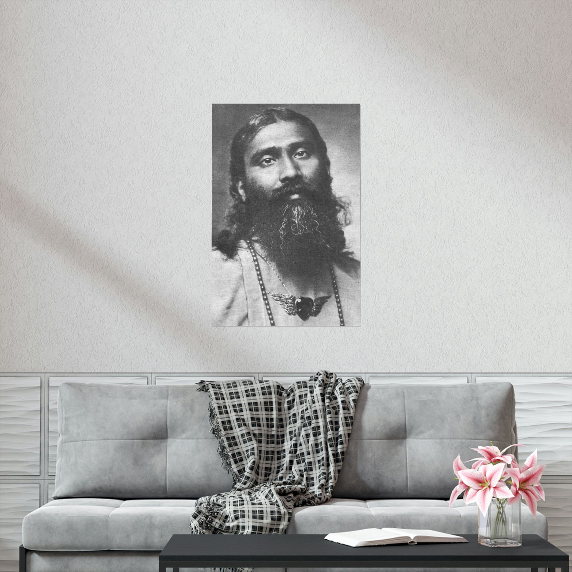 Premium Matte vertical posters - The great Sufi Master - Hazrat Inayat Khan - Mystic Islam - Green Forest Home