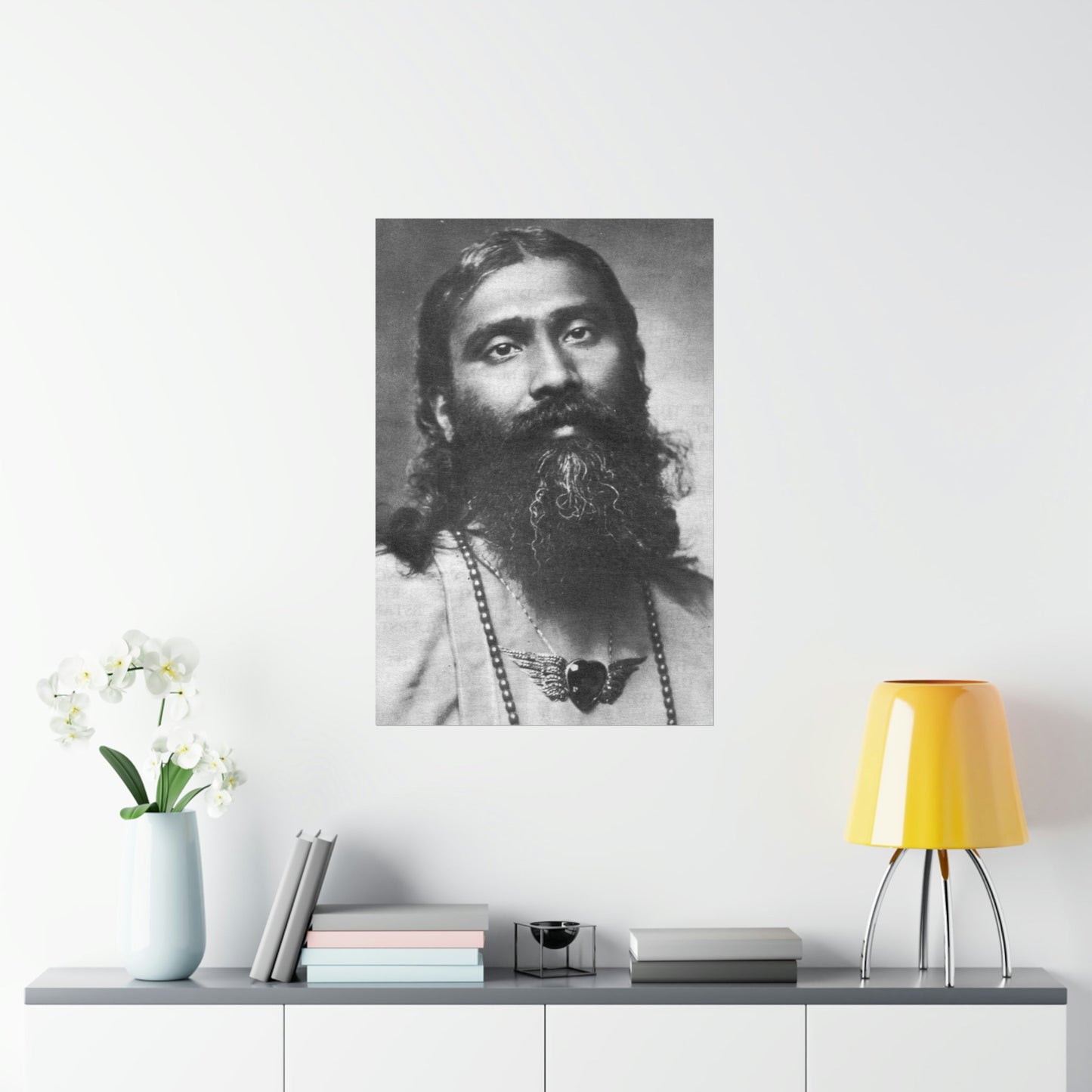 Premium Matte vertical posters - The great Sufi Master - Hazrat Inayat Khan - Mystic Islam - Green Forest Home