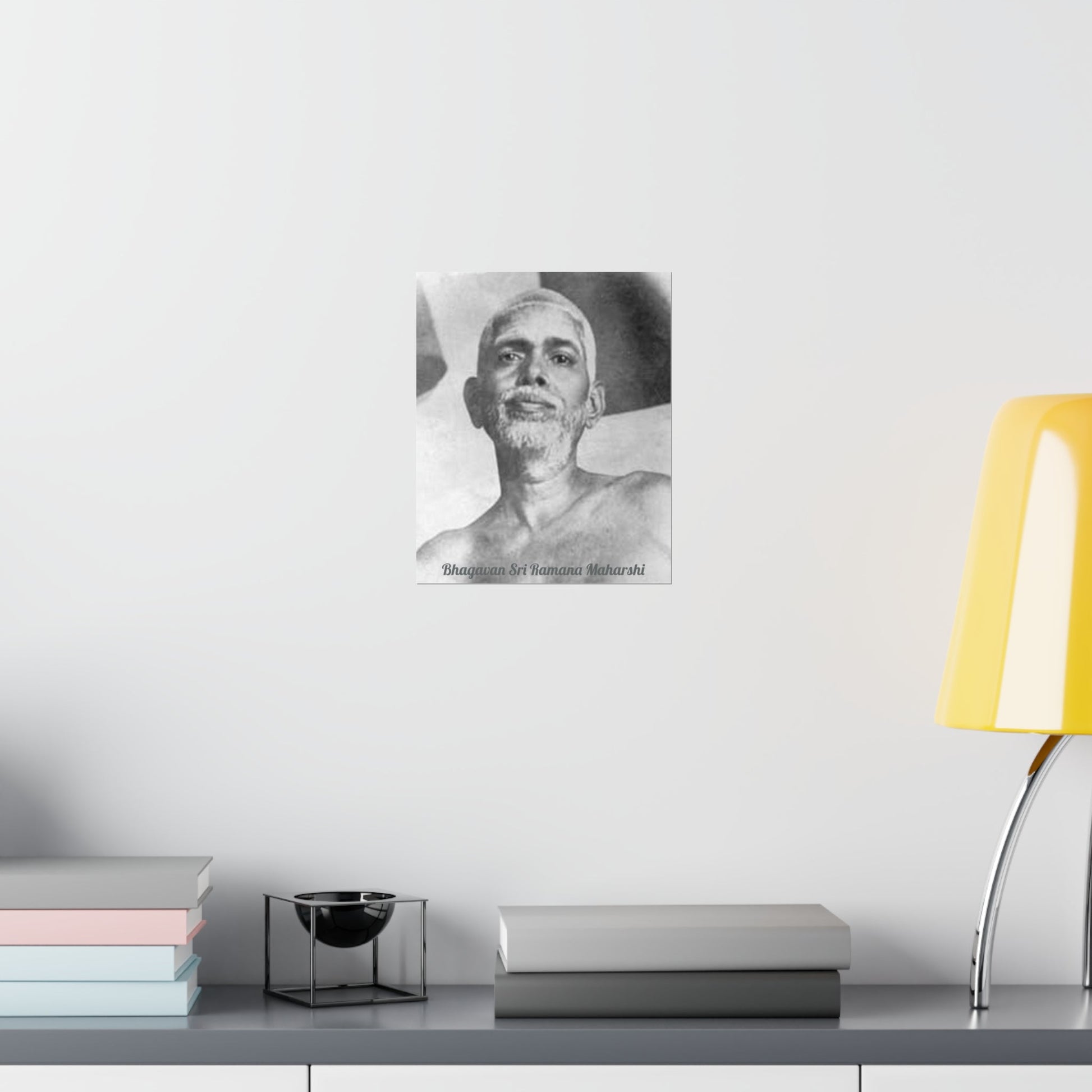 Premium Matte vertical posters - US MADE - Bhagavan Sri Ramana Maharshi - Indian Sage - "Silence is truth. Silence is bliss. Silence is peace." - Green Forest Home