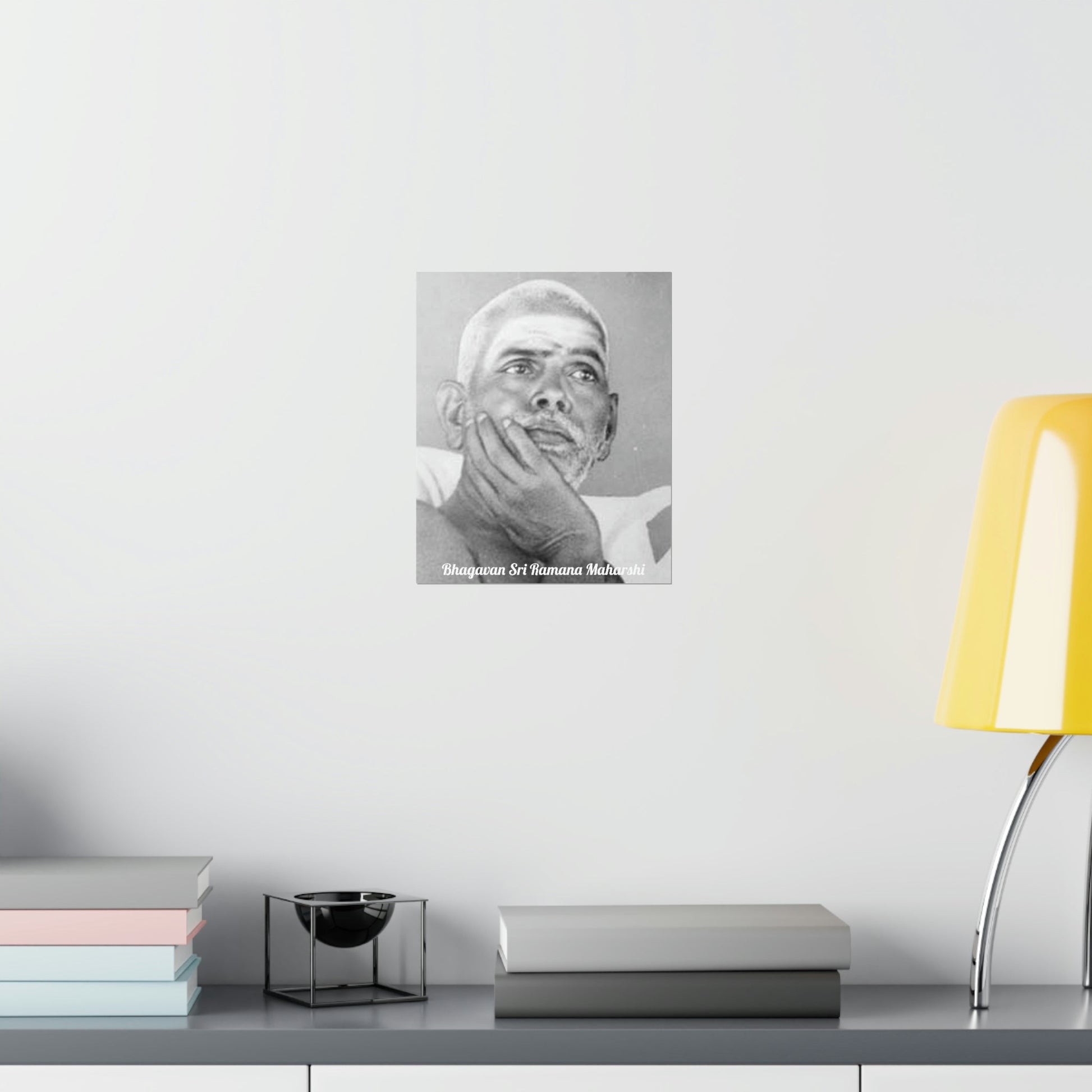 Premium Matte vertical posters - US MADE - Bhagavan Sri Ramana Maharshi - Indian Sage - "Silence is truth. Silence is bliss. Silence is peace." - Green Forest Home