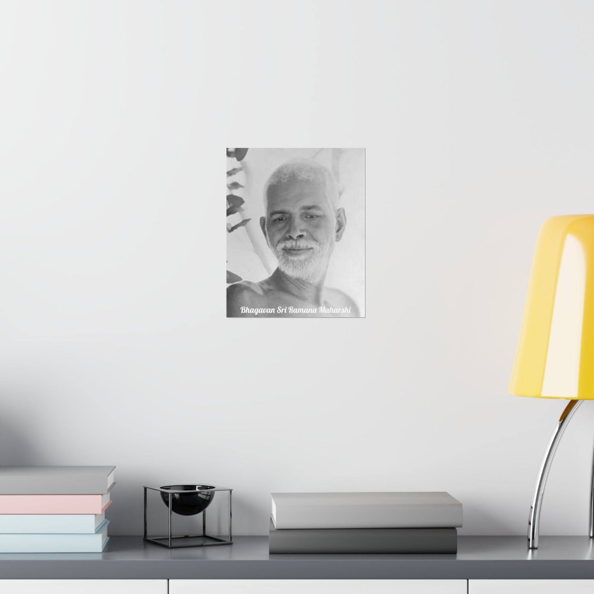 Premium Matte vertical posters - US MADE - Bhagavan Sri Ramana Maharshi - Indian Sage - "Silence is truth. Silence is bliss. Silence is peace." - Green Forest Home