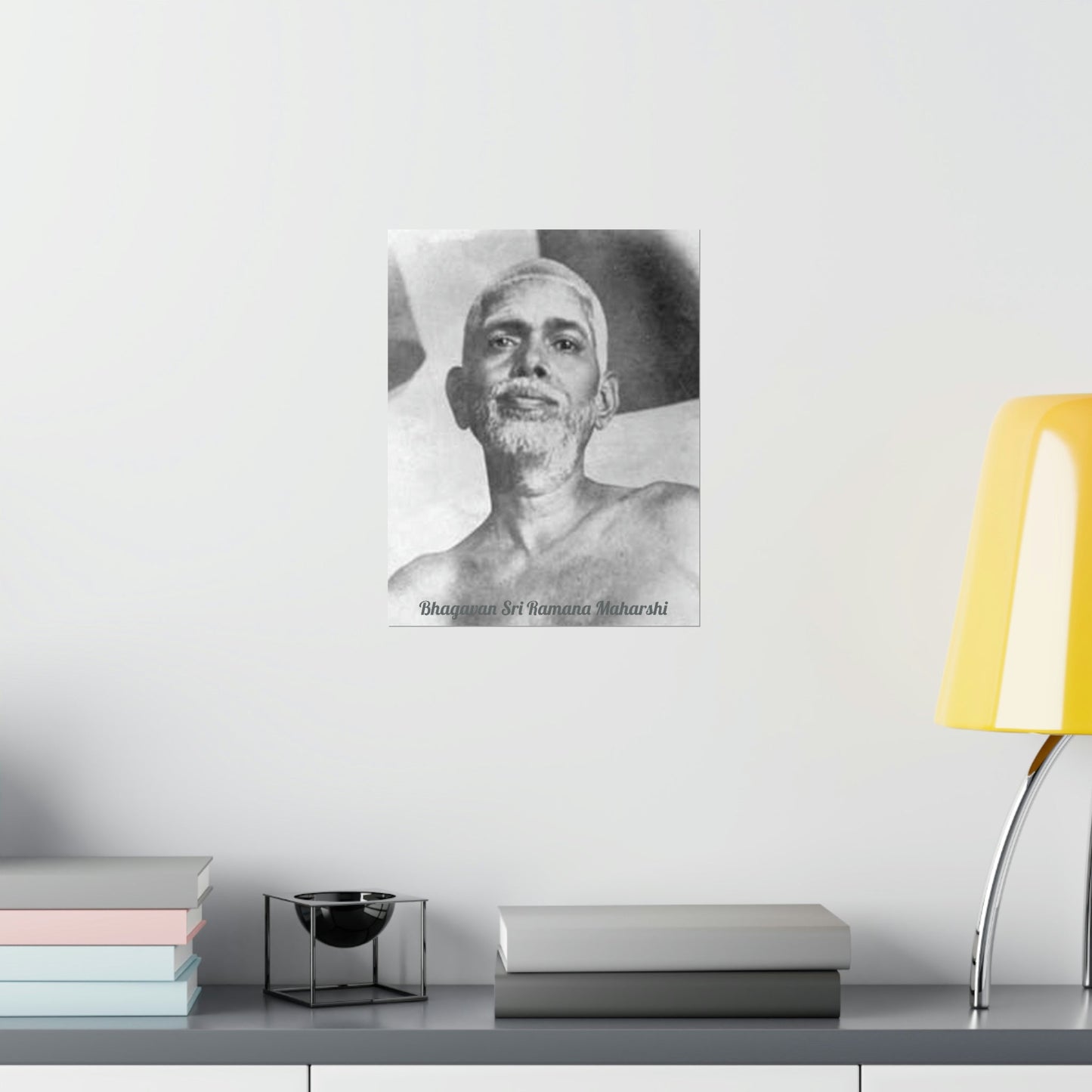 Premium Matte vertical posters - US MADE - Bhagavan Sri Ramana Maharshi - Indian Sage - "Silence is truth. Silence is bliss. Silence is peace." - Green Forest Home