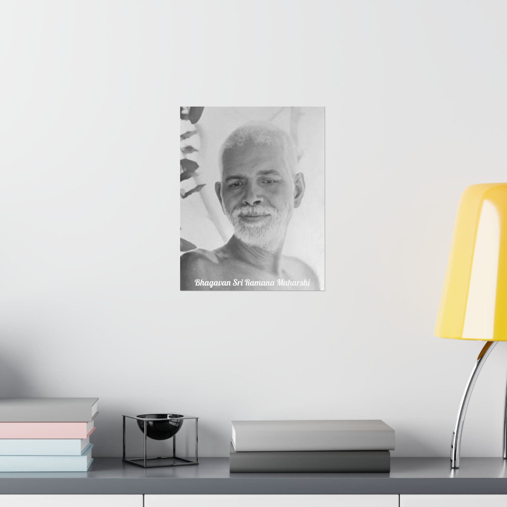 Premium Matte vertical posters - US MADE - Bhagavan Sri Ramana Maharshi - Indian Sage - "Silence is truth. Silence is bliss. Silence is peace." - Green Forest Home