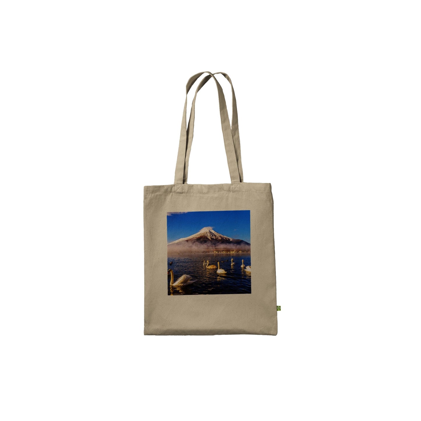 Premium Tote Bag - 100% cotton - Awesome Mt. Fuji JAPAN - at 3776 meters it is Japan's highest mountai - Green Forest Home