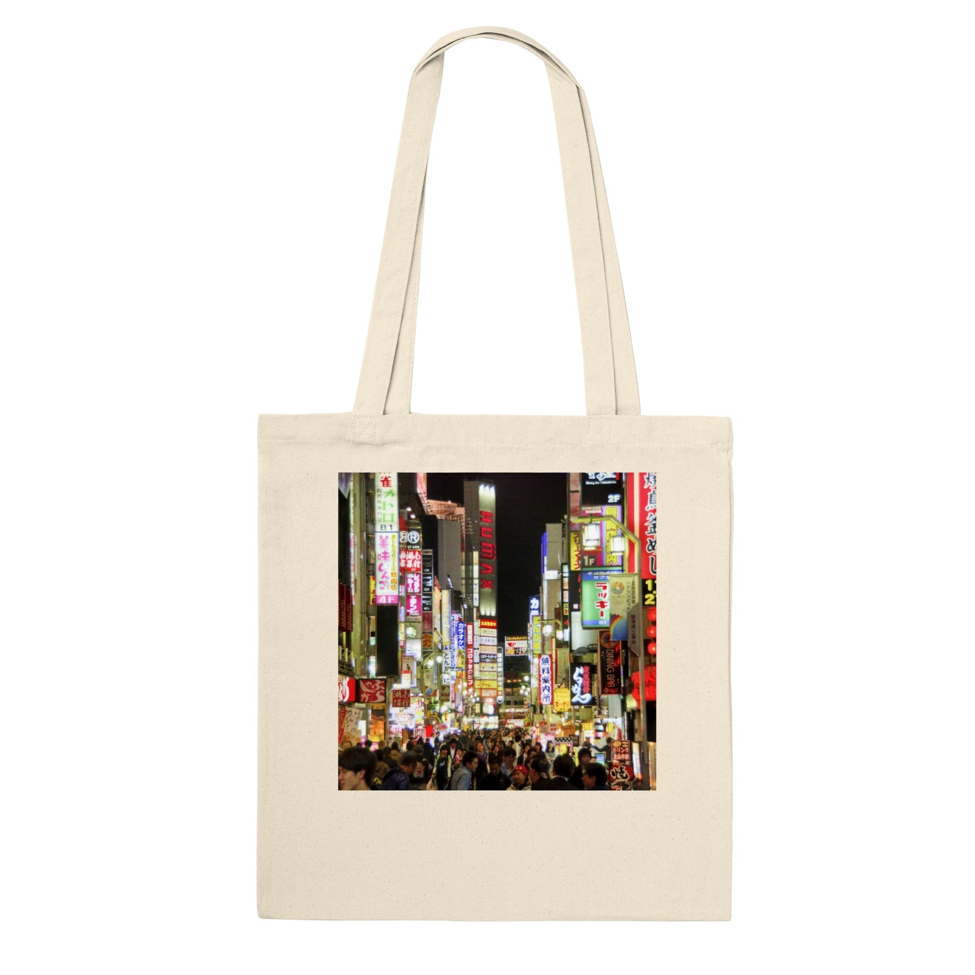 Premium Tote Bag - 100% cotton -Kabukicho is an entertainment and red-light district in Shinjuku, Tokyo, Japan. - Green Forest Home