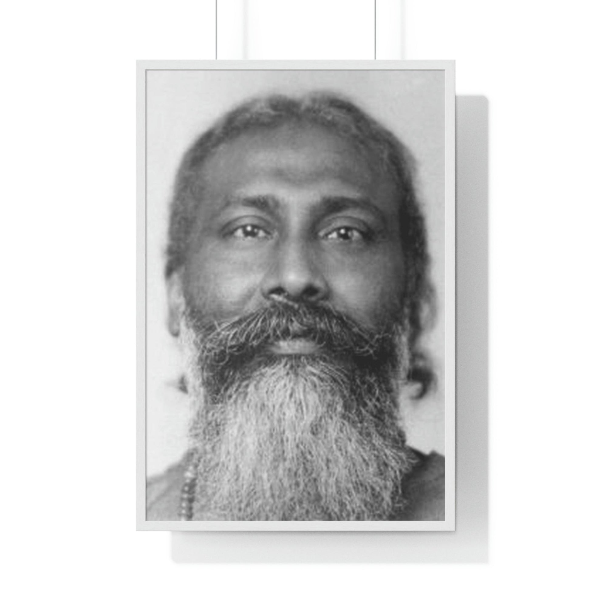 Premium White Framed Vertical Poster - PRESENTING THE SUFI MASTER 😇 INAYAT KHAN - Printed in EU - Green Forest Home