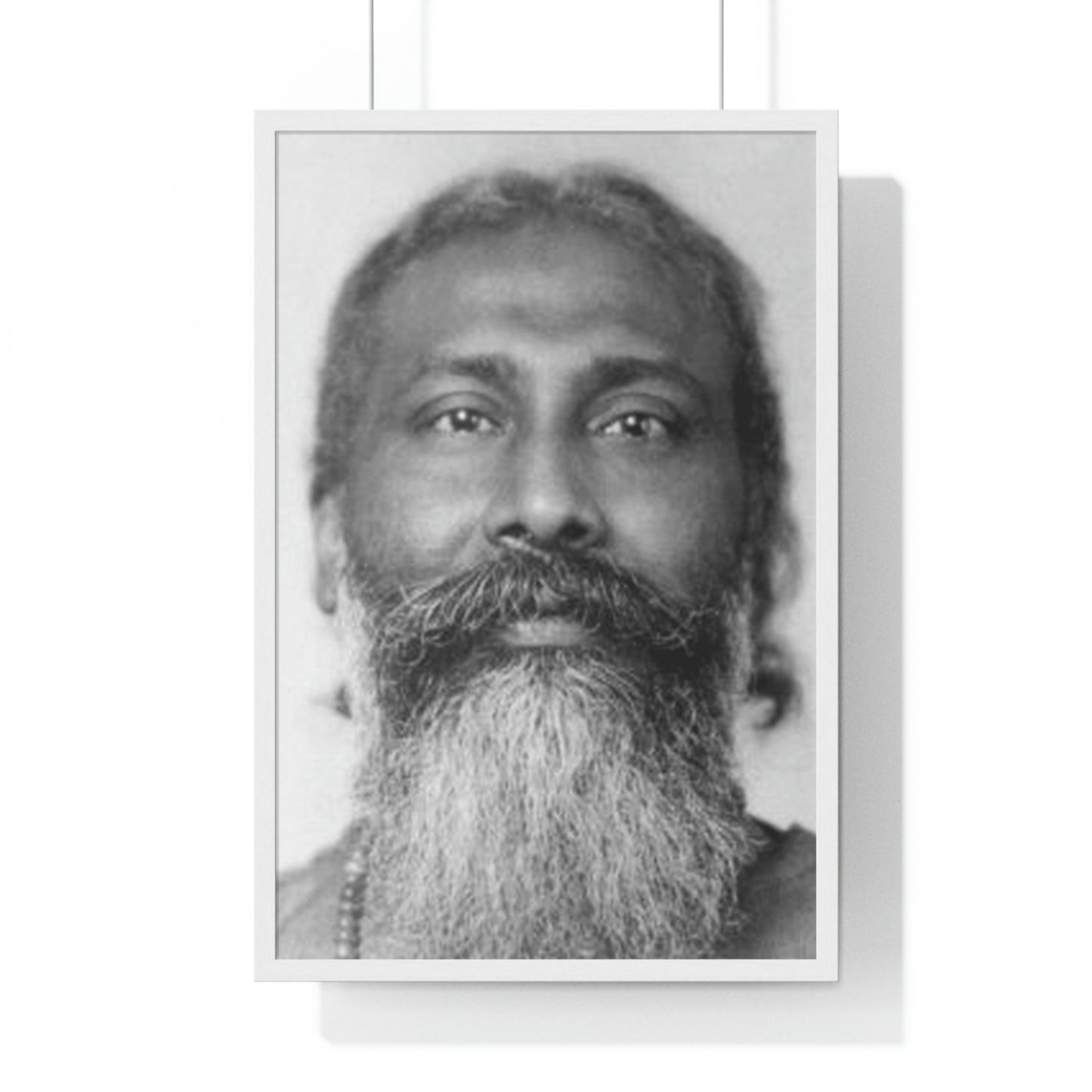 Premium White Framed Vertical Poster - PRESENTING THE SUFI MASTER 😇 INAYAT KHAN - Printed in EU - Green Forest Home