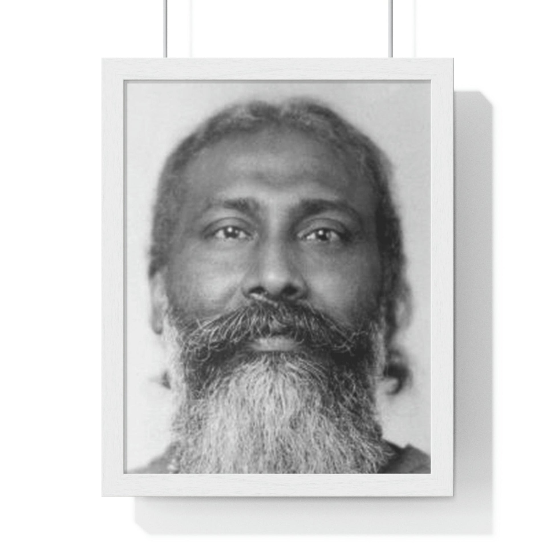 Premium White Framed Vertical Poster - PRESENTING THE SUFI MASTER 😇 INAYAT KHAN - Printed in EU - Green Forest Home