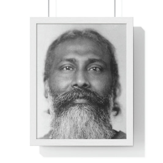 Premium White Framed Vertical Poster - PRESENTING THE SUFI MASTER 😇 INAYAT KHAN - Printed in EU - Green Forest Home