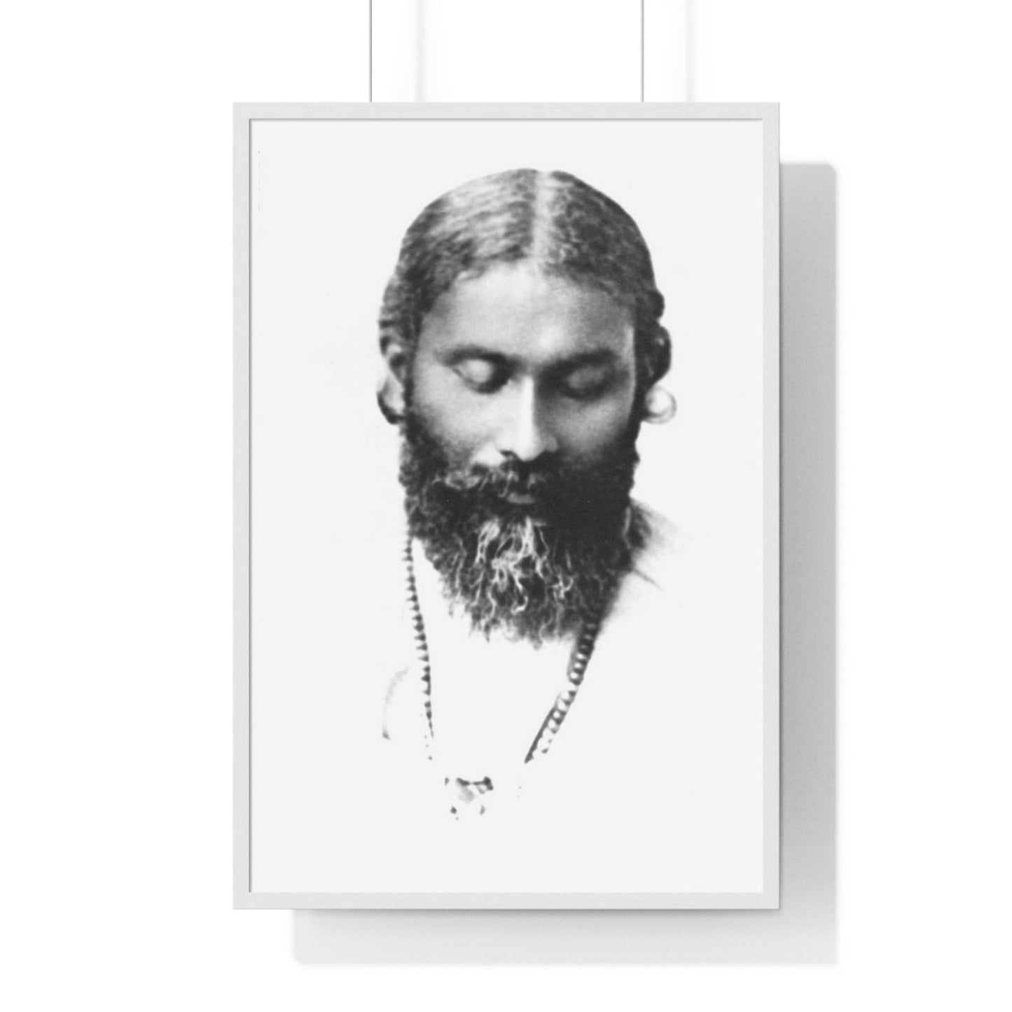 Premium White Framed Vertical Poster - PRESENTING THE SUFI MASTER 😇 INAYAT KHAN - Printed in EU - Green Forest Home