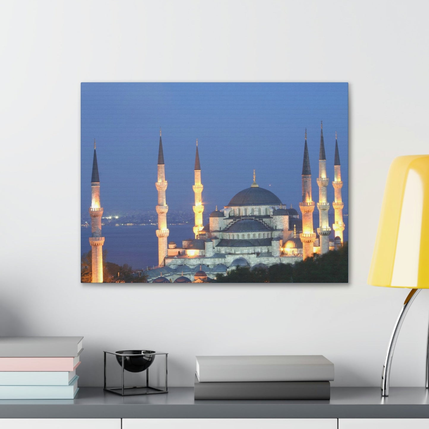 Printed in USA - Canvas Gallery Wraps - Çamlıca Republic Mosque - Capacity 63,000 - Islam religion - Istambul Turkey - Green Forest Home